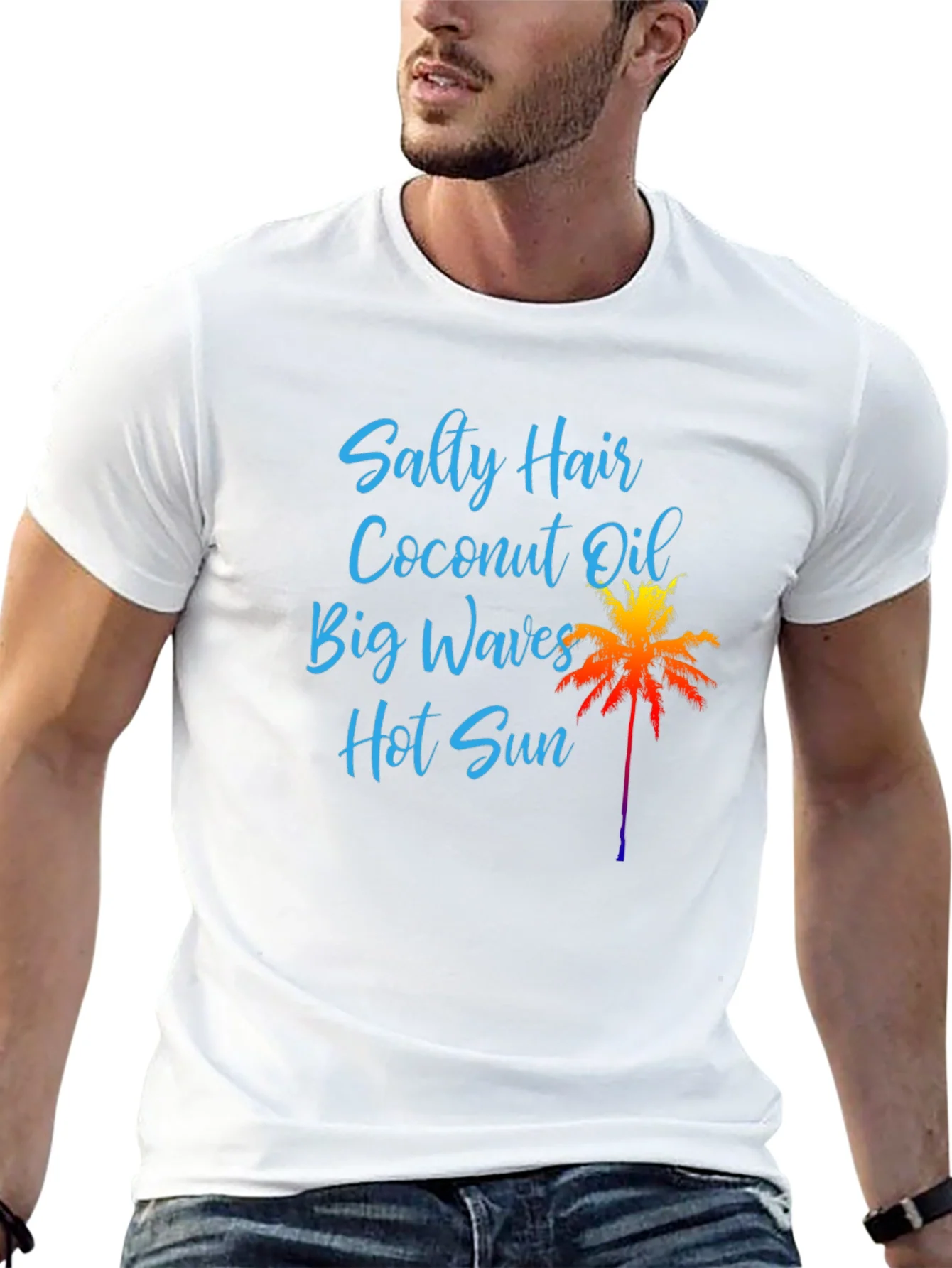 Salty Hair Coconut Oil T-Shirt Black