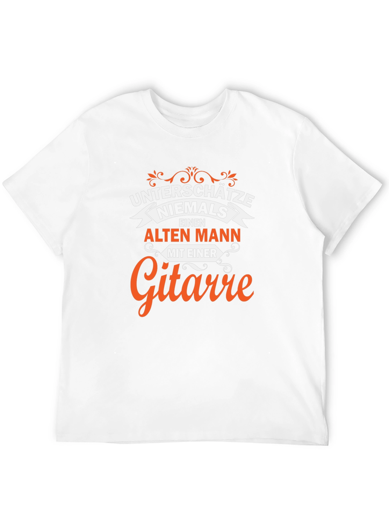 Guitar Old Man T-Shirt - Funny German Quote Tee