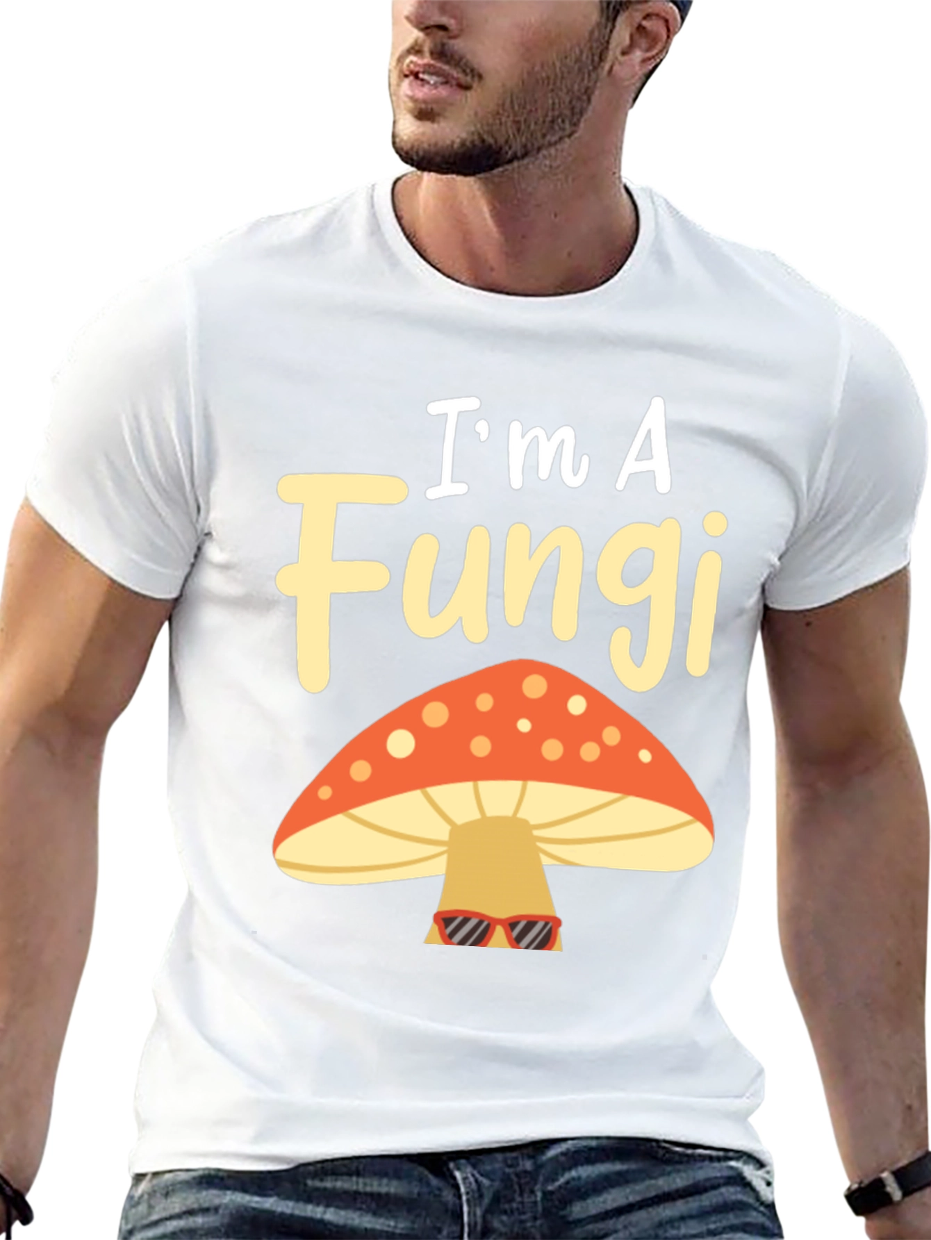 Im A Fungi Funny Mushroom Graphic T-Shirt