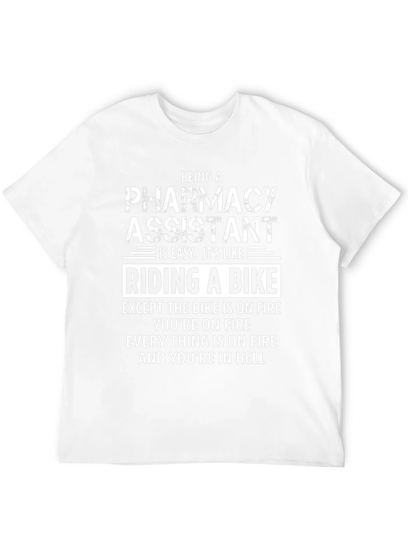 Pharmacy Assistant Riding a Bike T-Shirt