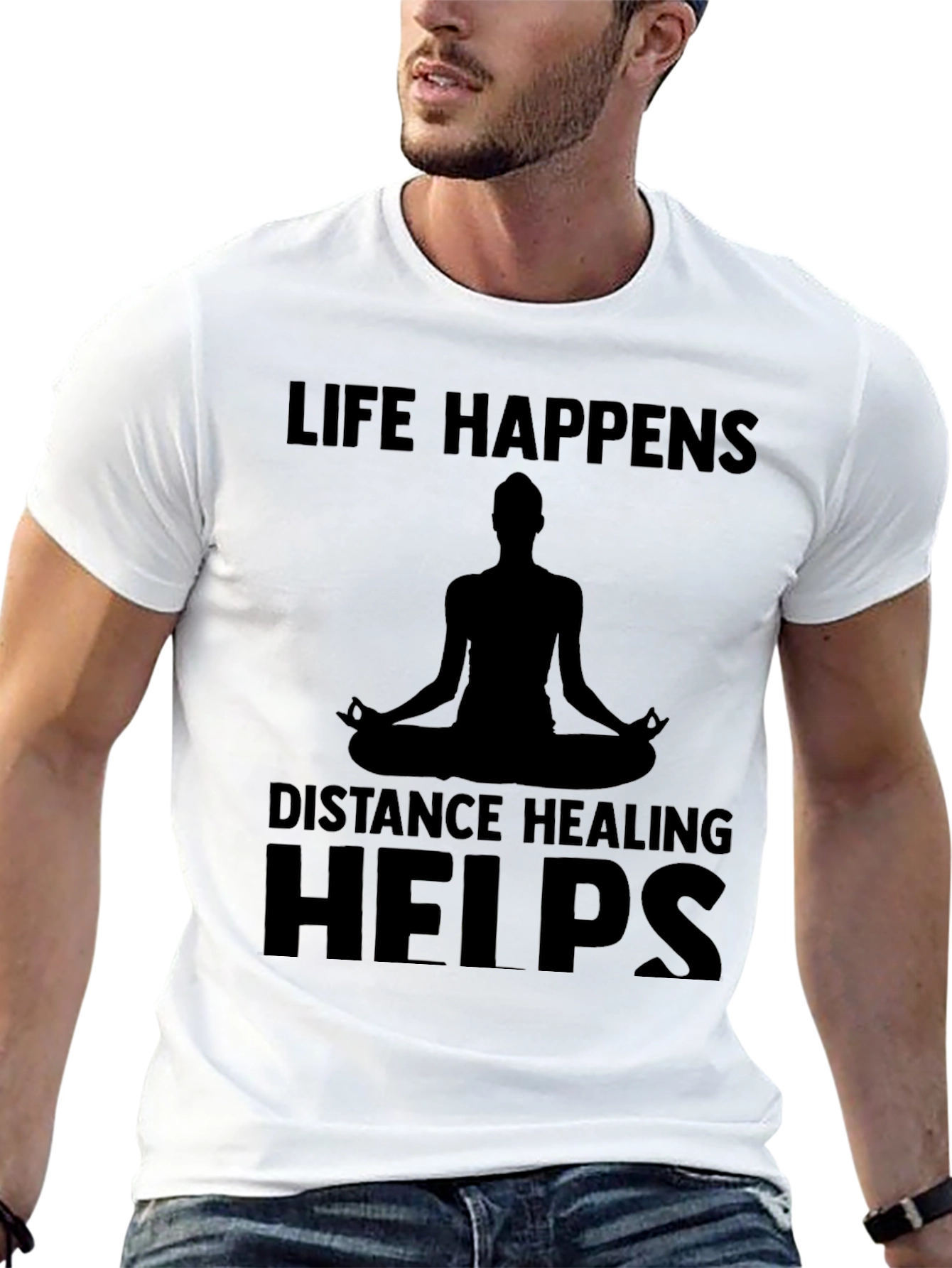 Life Happens Distance Healing Helps T-Shirt