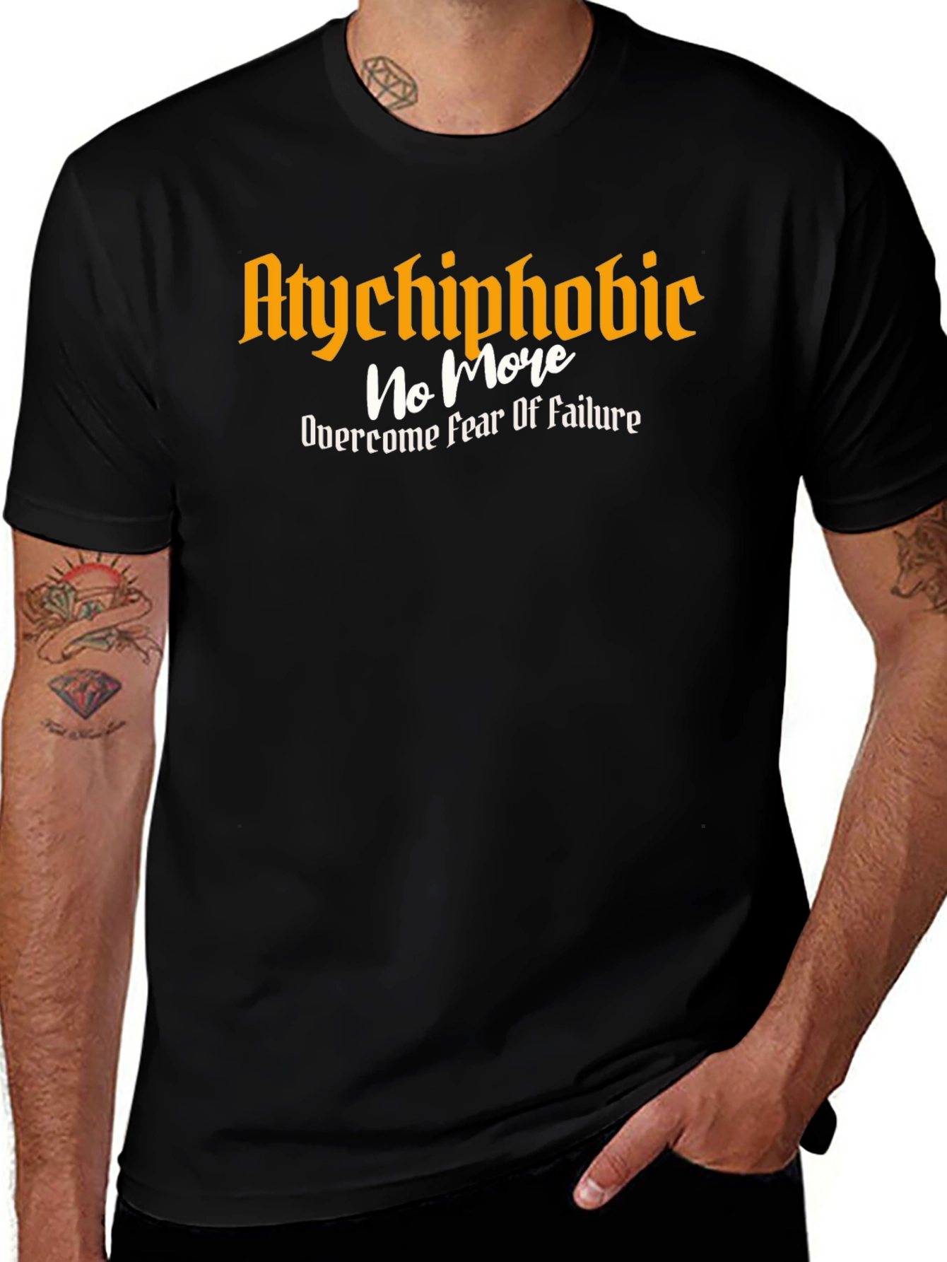 Atychiphobic No More T-Shirt - Overcome Fear