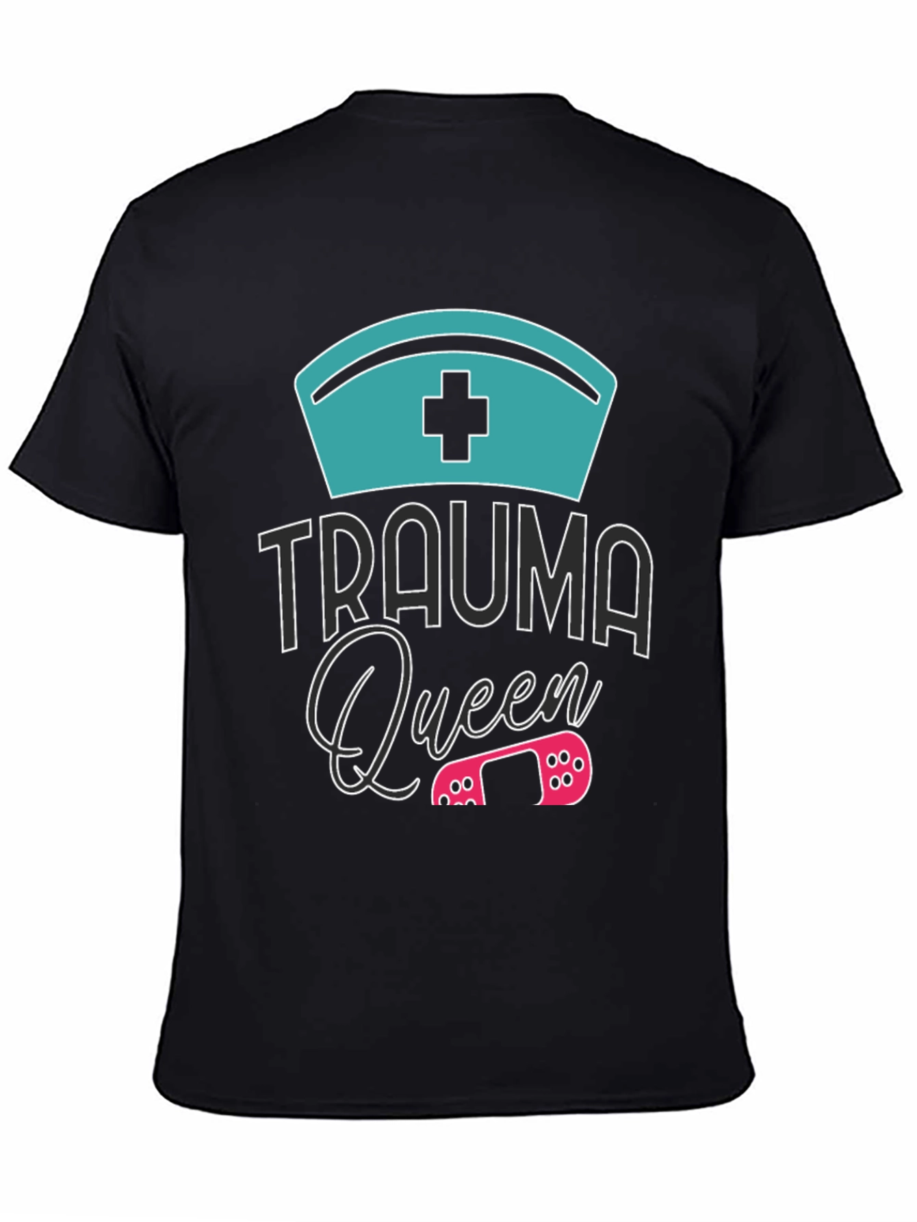 Trauma Queen T-Shirt - Nurse & Gaming Design