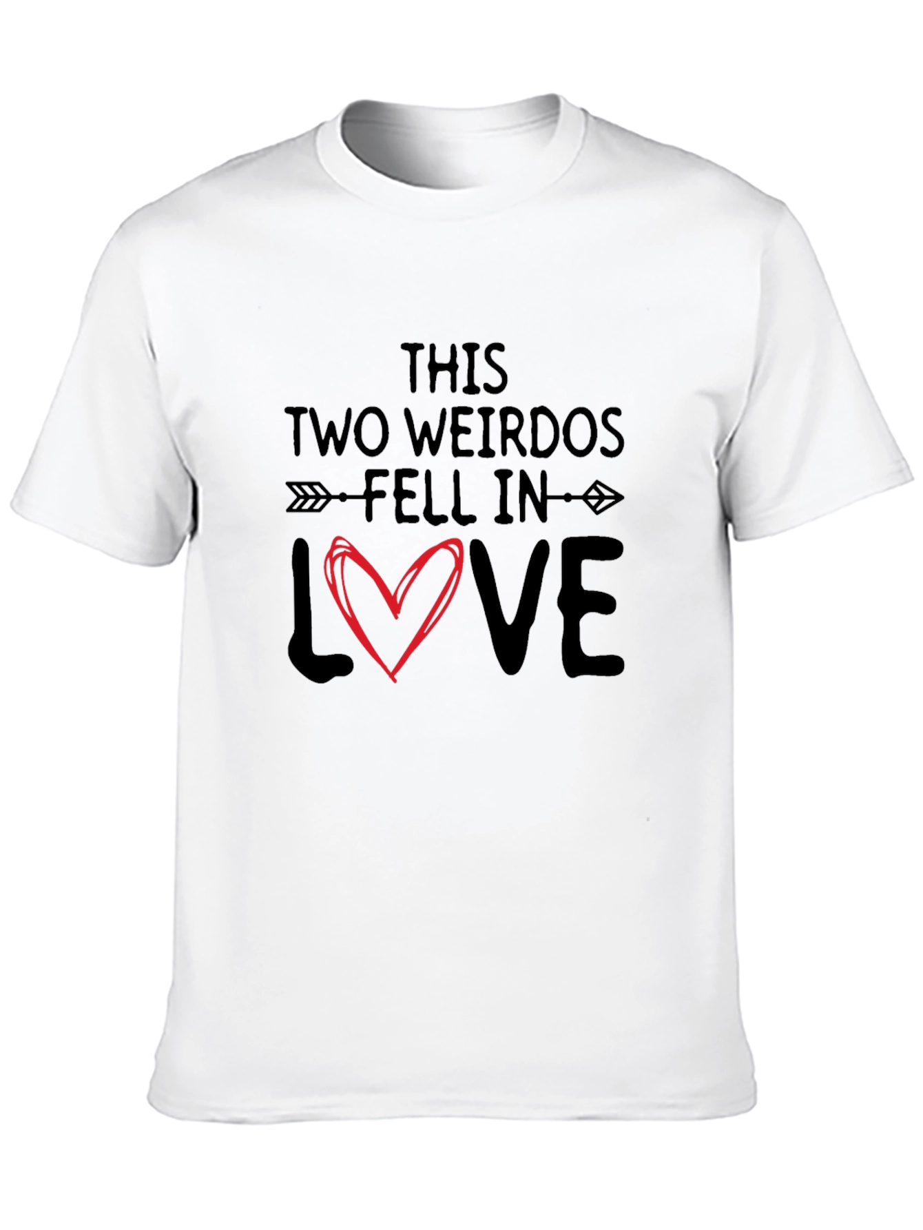Two Weirdos in Love Graphic T-Shirt