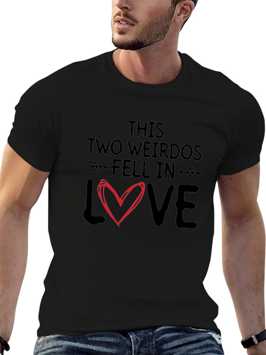Two Weirdos in Love Graphic T-Shirt