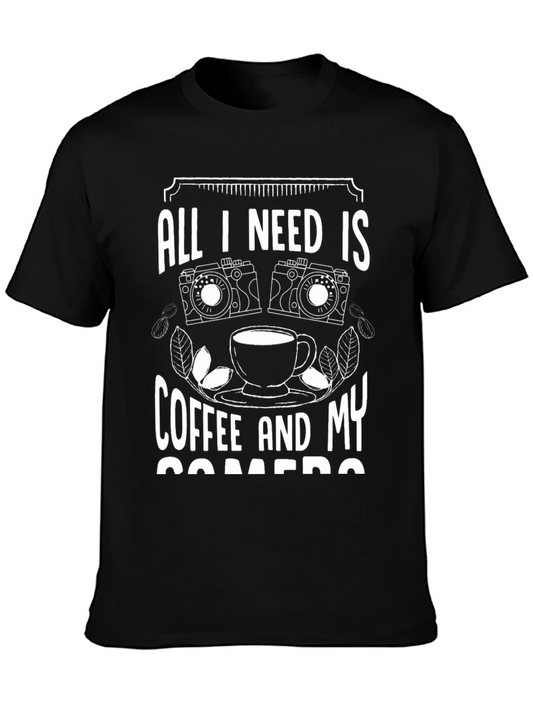 Coffee & Cameras Graphic T-Shirt