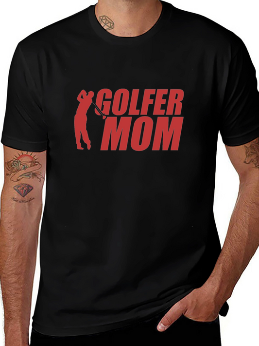Golfer Mom Graphic Tee - Sporty & Stylish