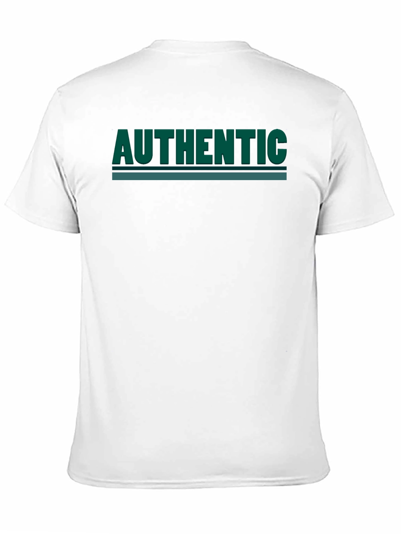 Authentic Graphic Print Tee - Black
