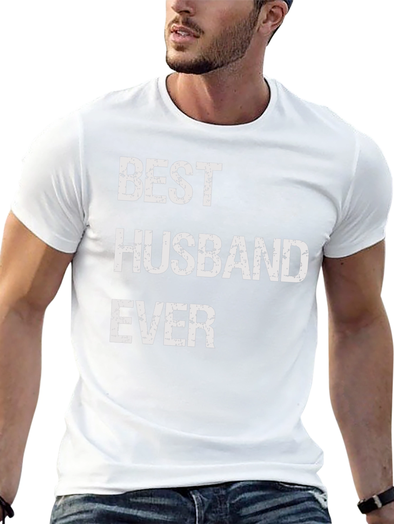 Best Husband Ever Mens Black Graphic T-Shirt
