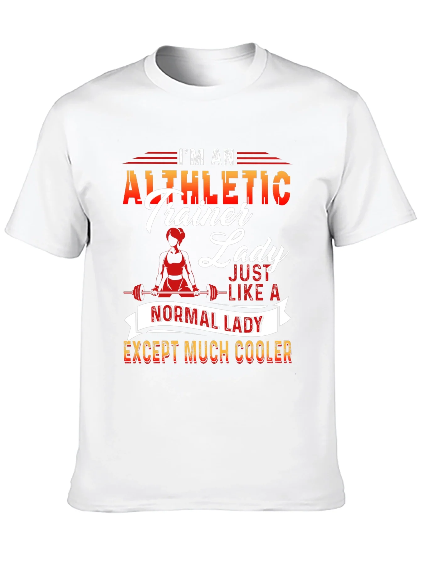 Athletic Trainer Lady T-Shirt - Cool and Unique Design