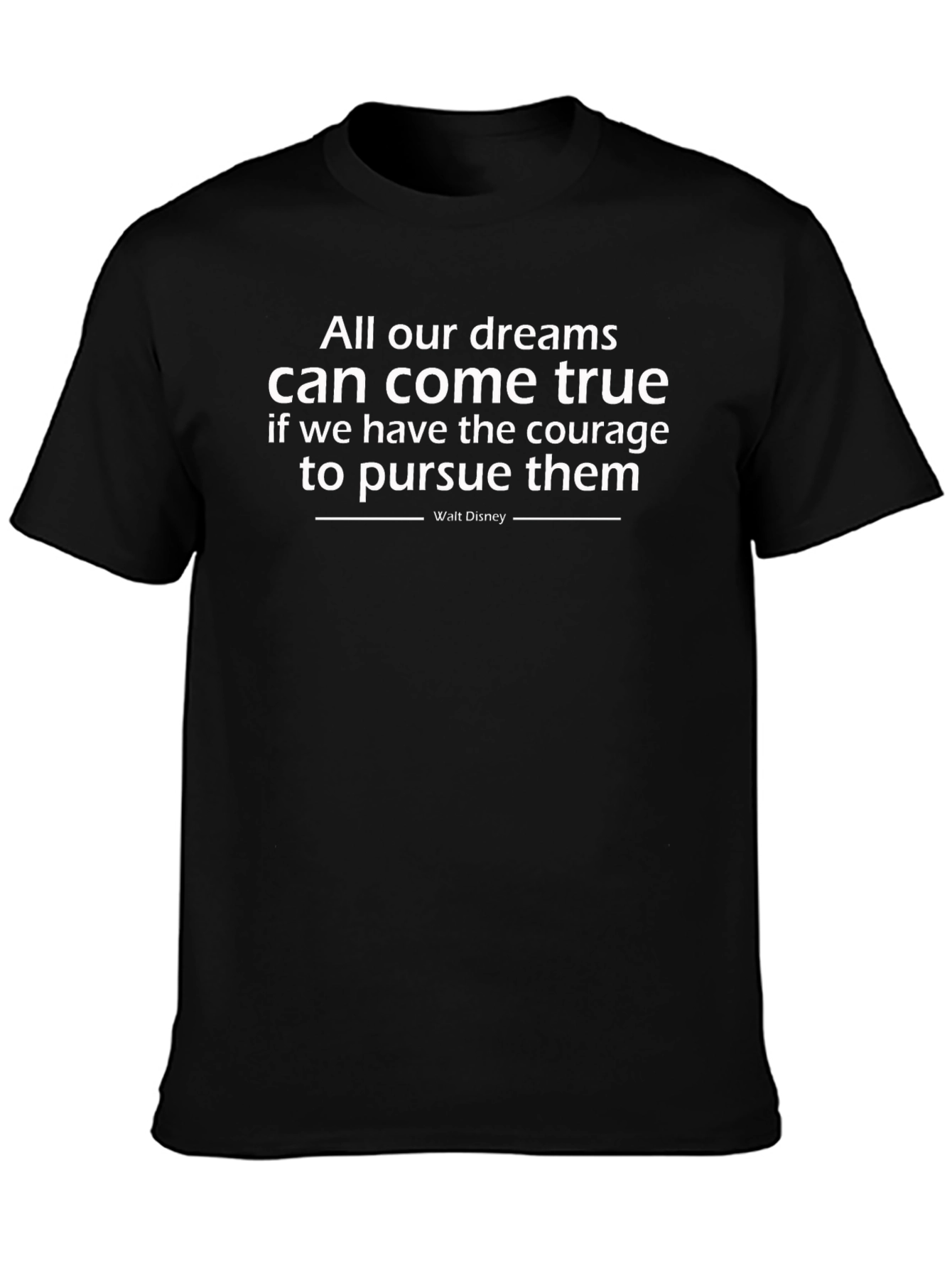 Dream Courage True Black T-Shirt