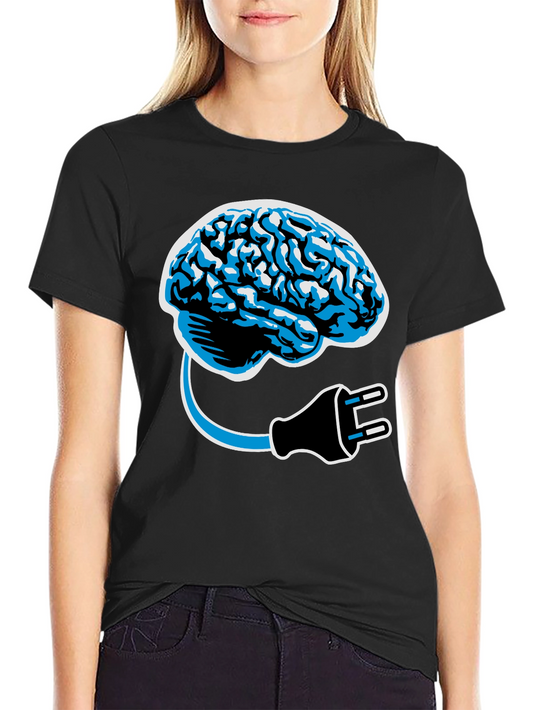 Brain Power T-Shirt - Plug Into Genius!