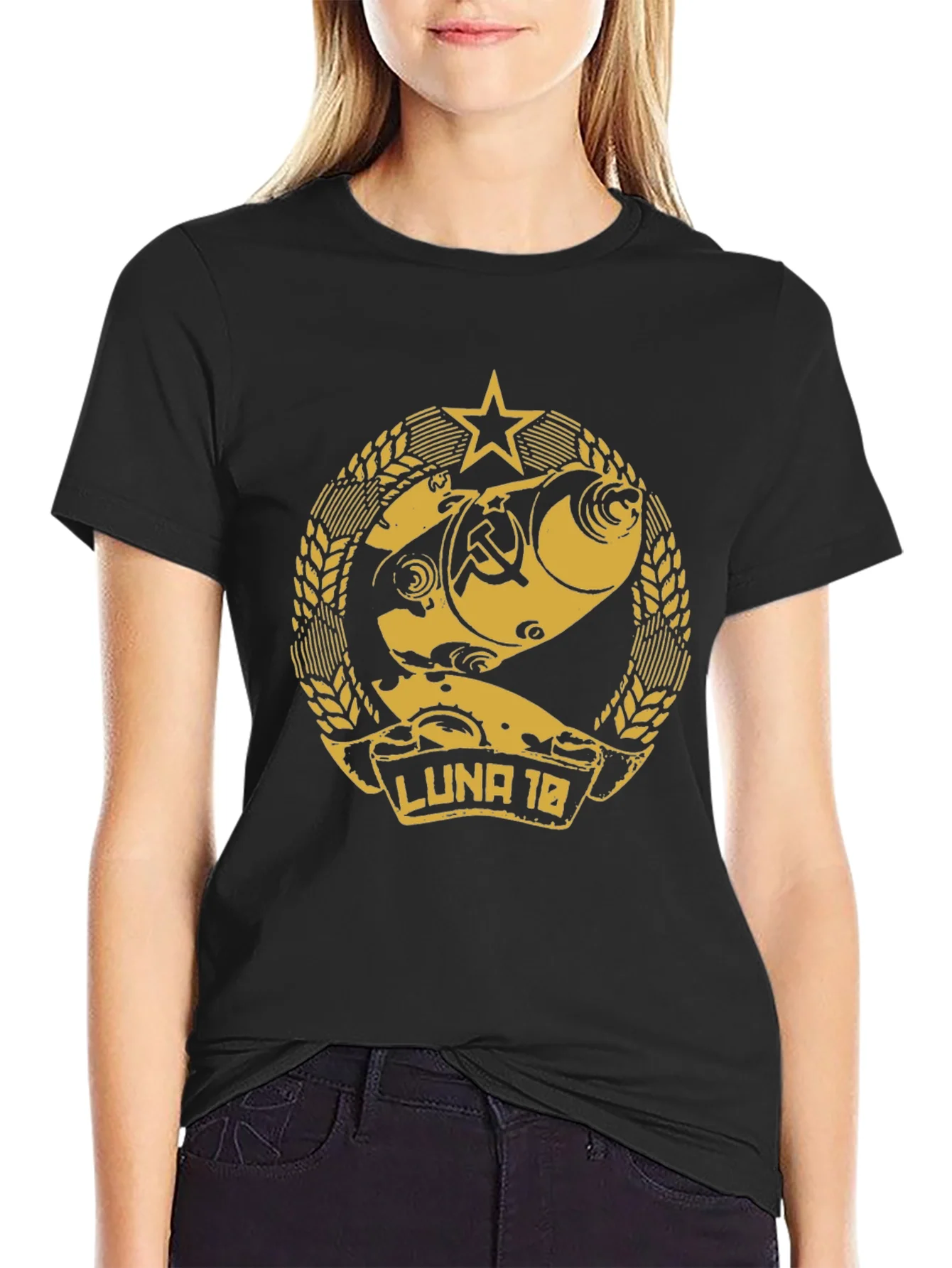 Luna 18 Soviet Space Program Graphic T-Shirt