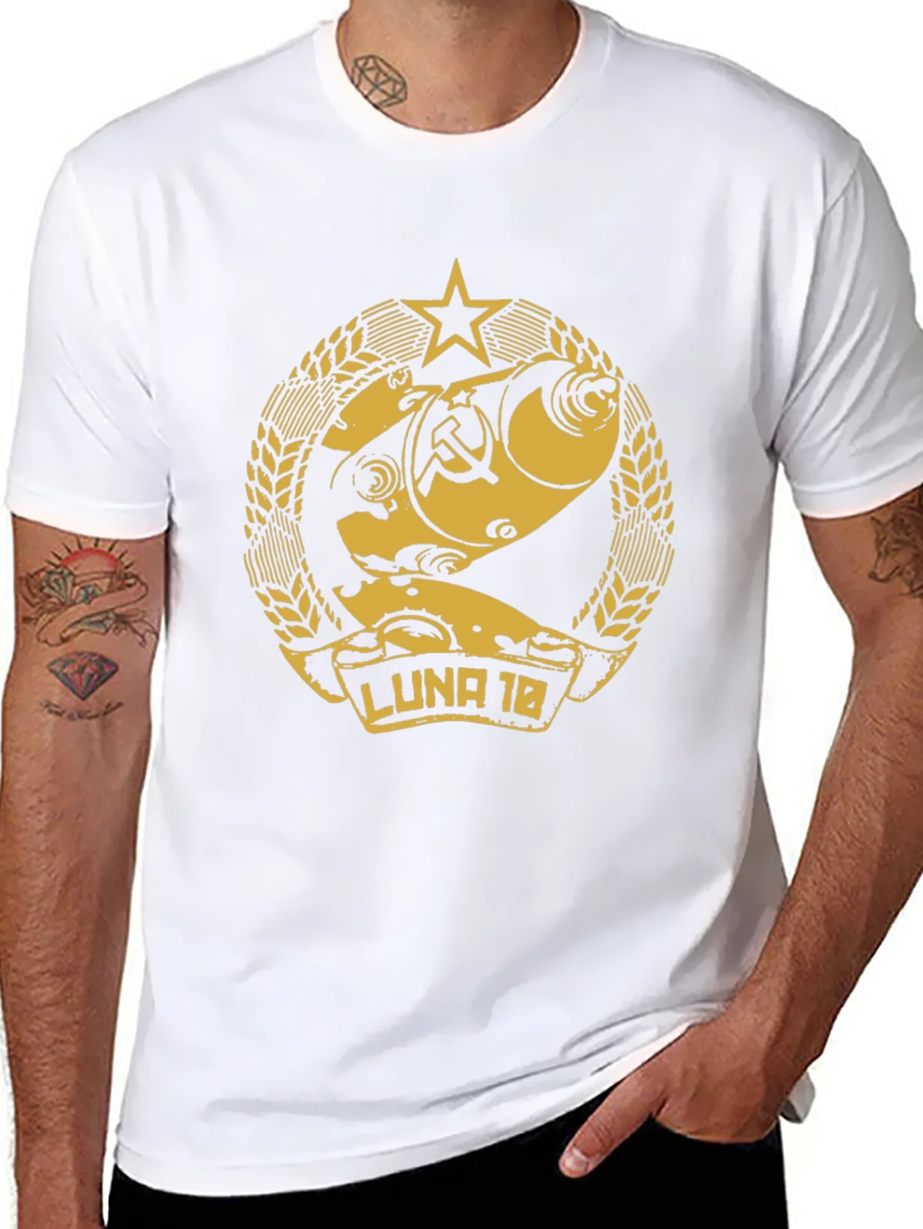 Luna 18 Soviet Space Program Graphic T-Shirt