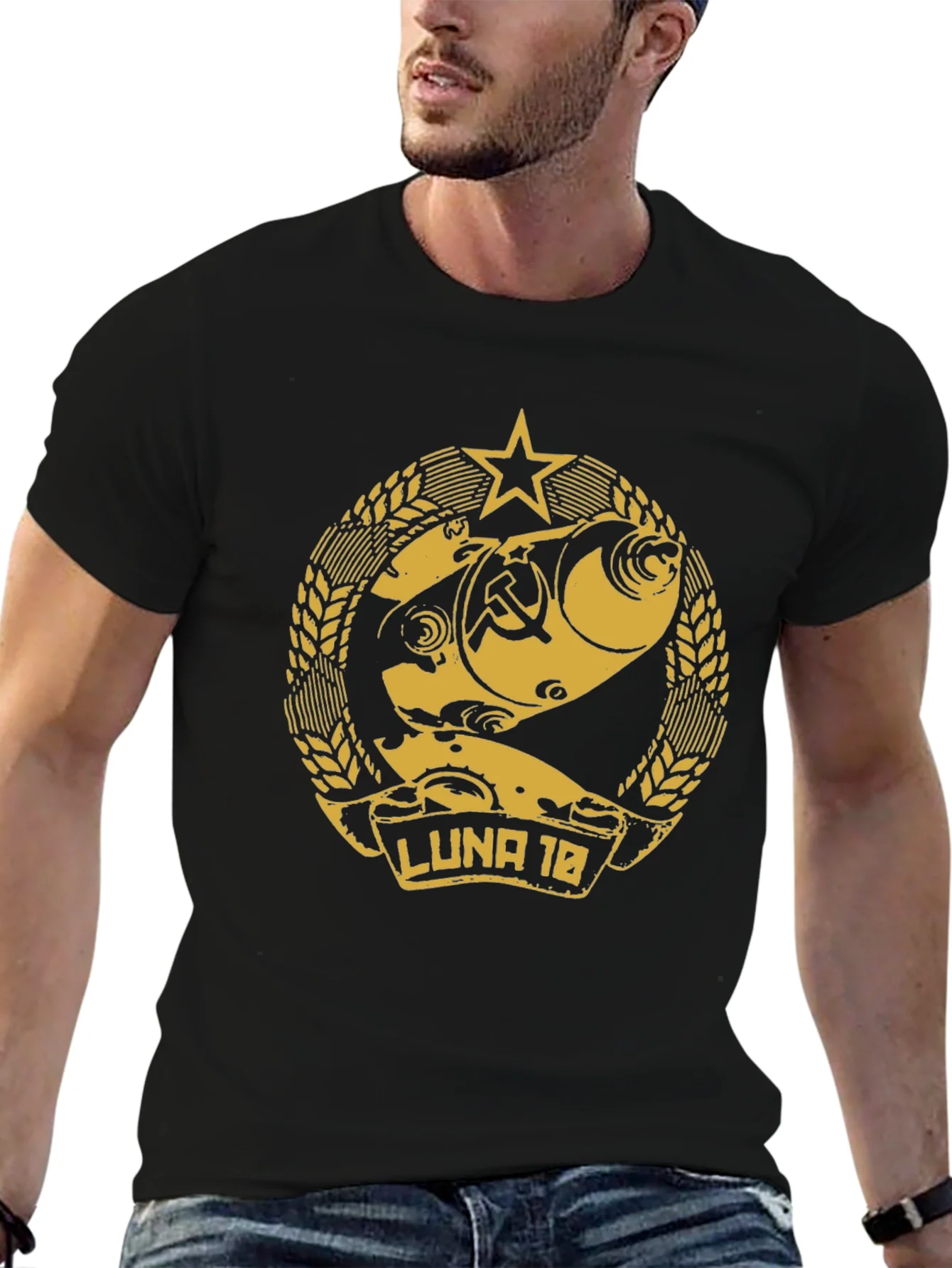Luna 18 Soviet Space Program Graphic T-Shirt