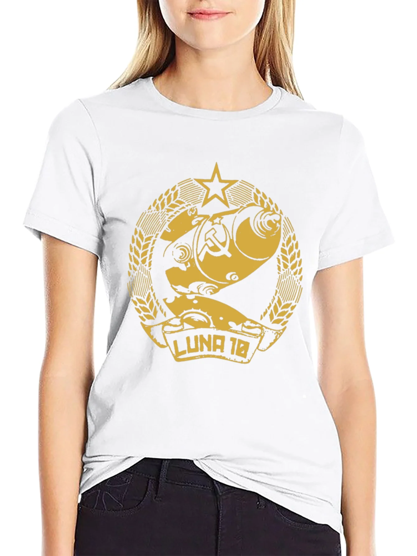 Luna 18 Soviet Space Program Graphic T-Shirt