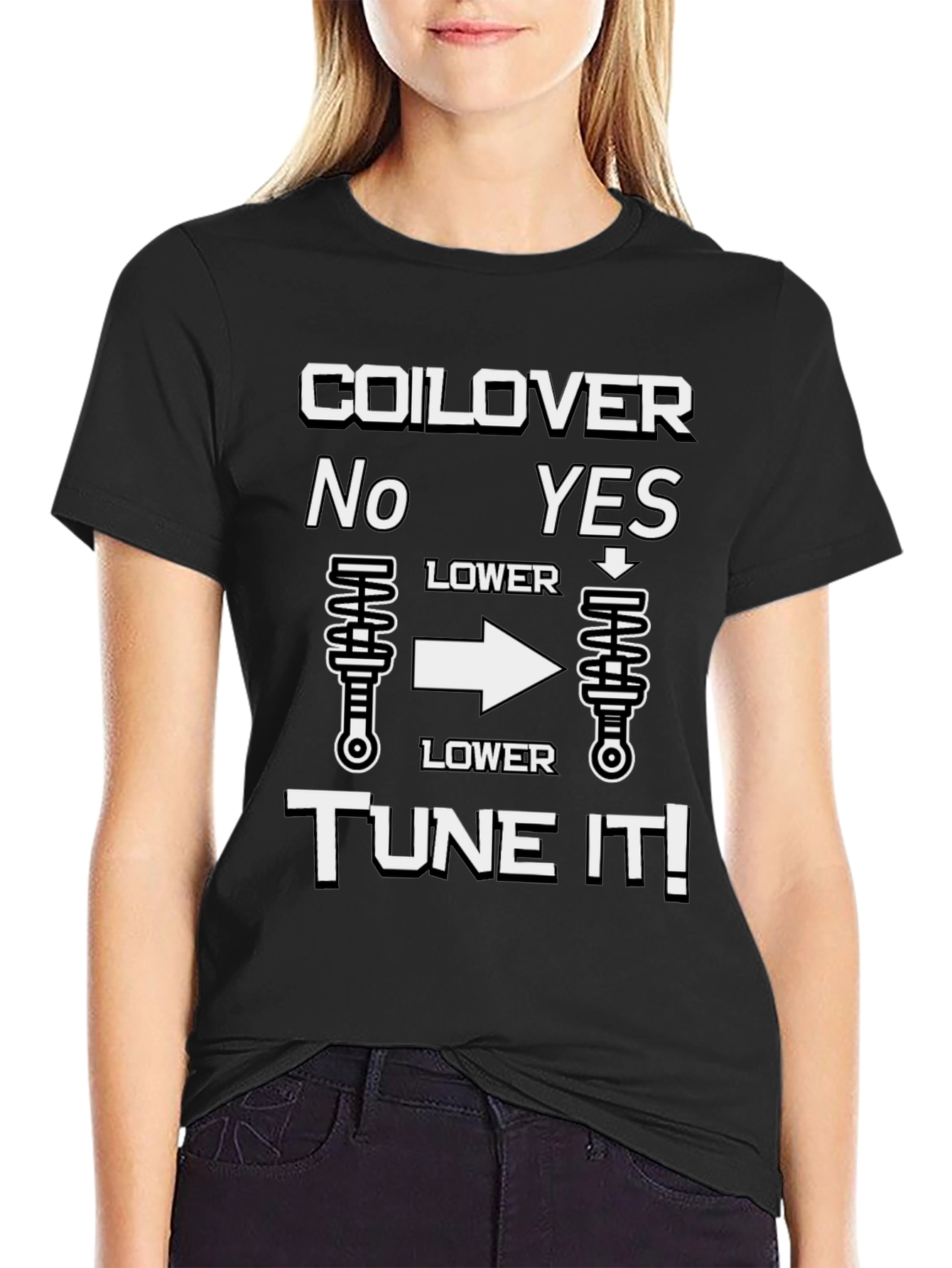 Coilover Tune It T-Shirt - Automotive Enthusiast Apparel