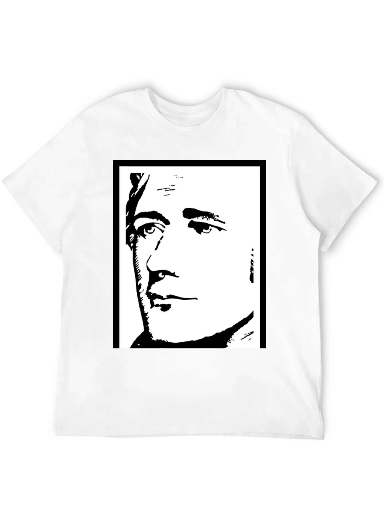 Hamilton Graphic Tee - Black Silhouette Portrait T-Shirt