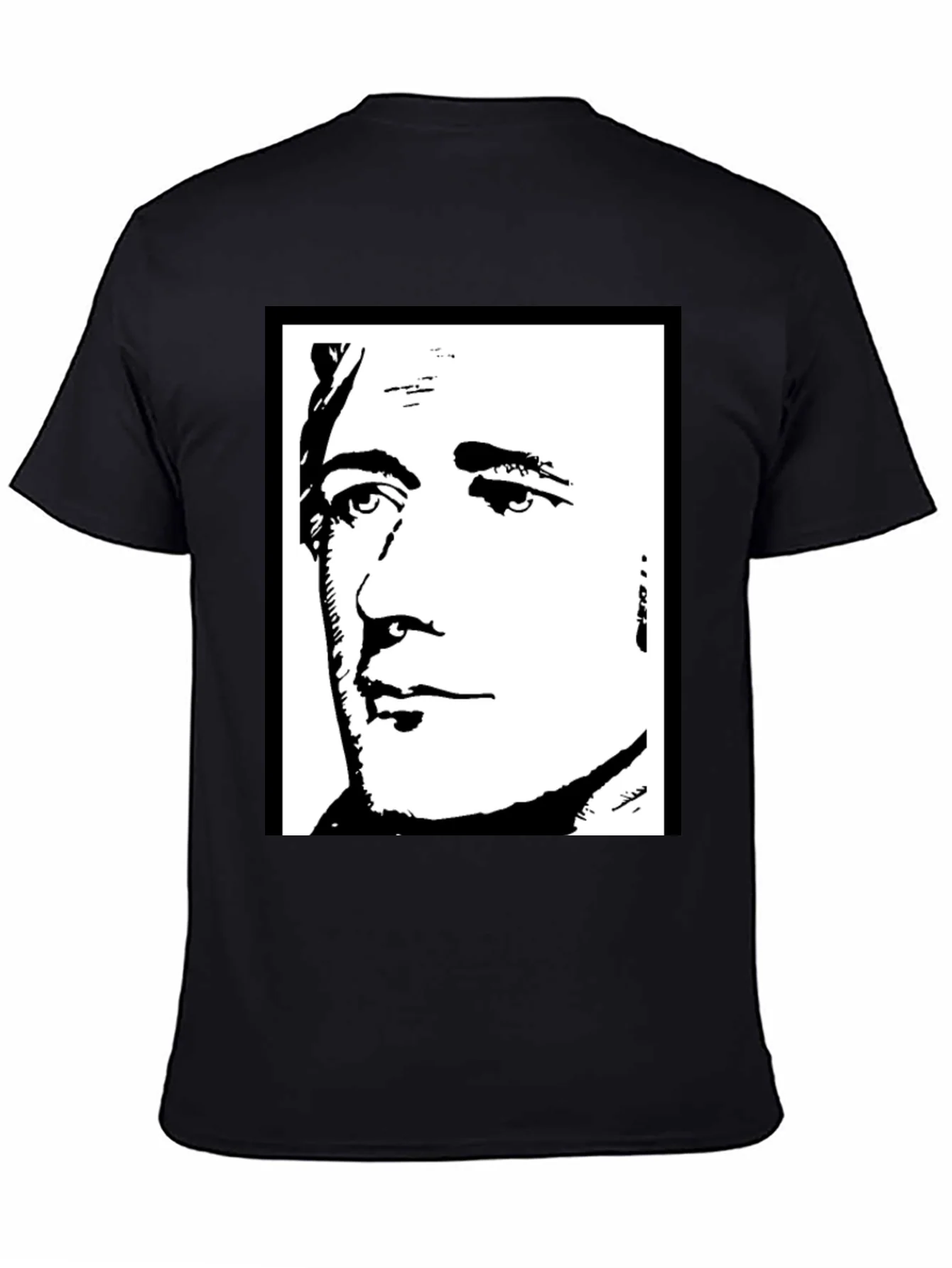 Hamilton Graphic Tee - Black Silhouette Portrait T-Shirt