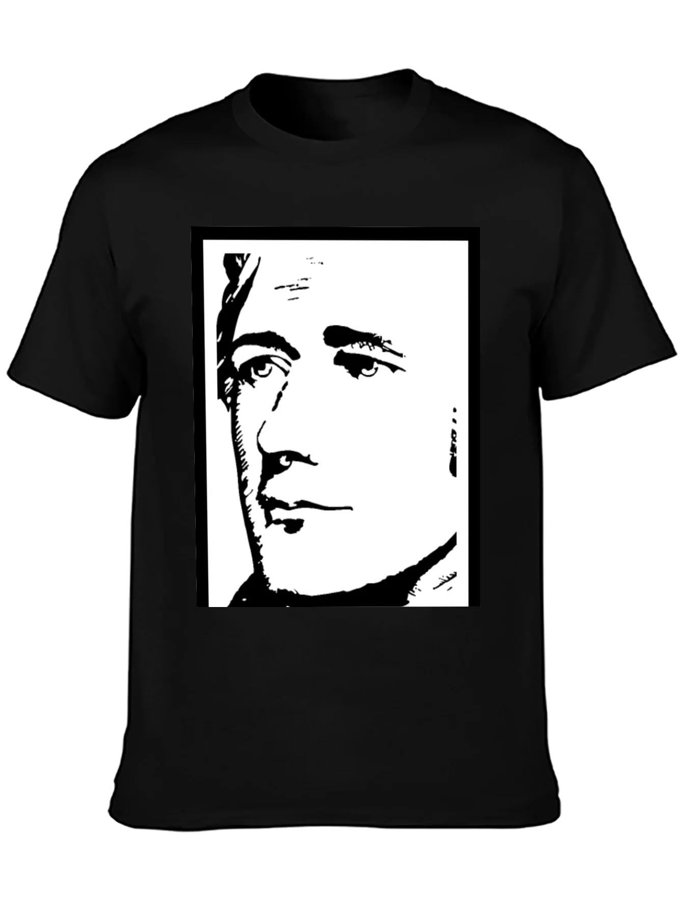Hamilton Graphic Tee - Black Silhouette Portrait T-Shirt
