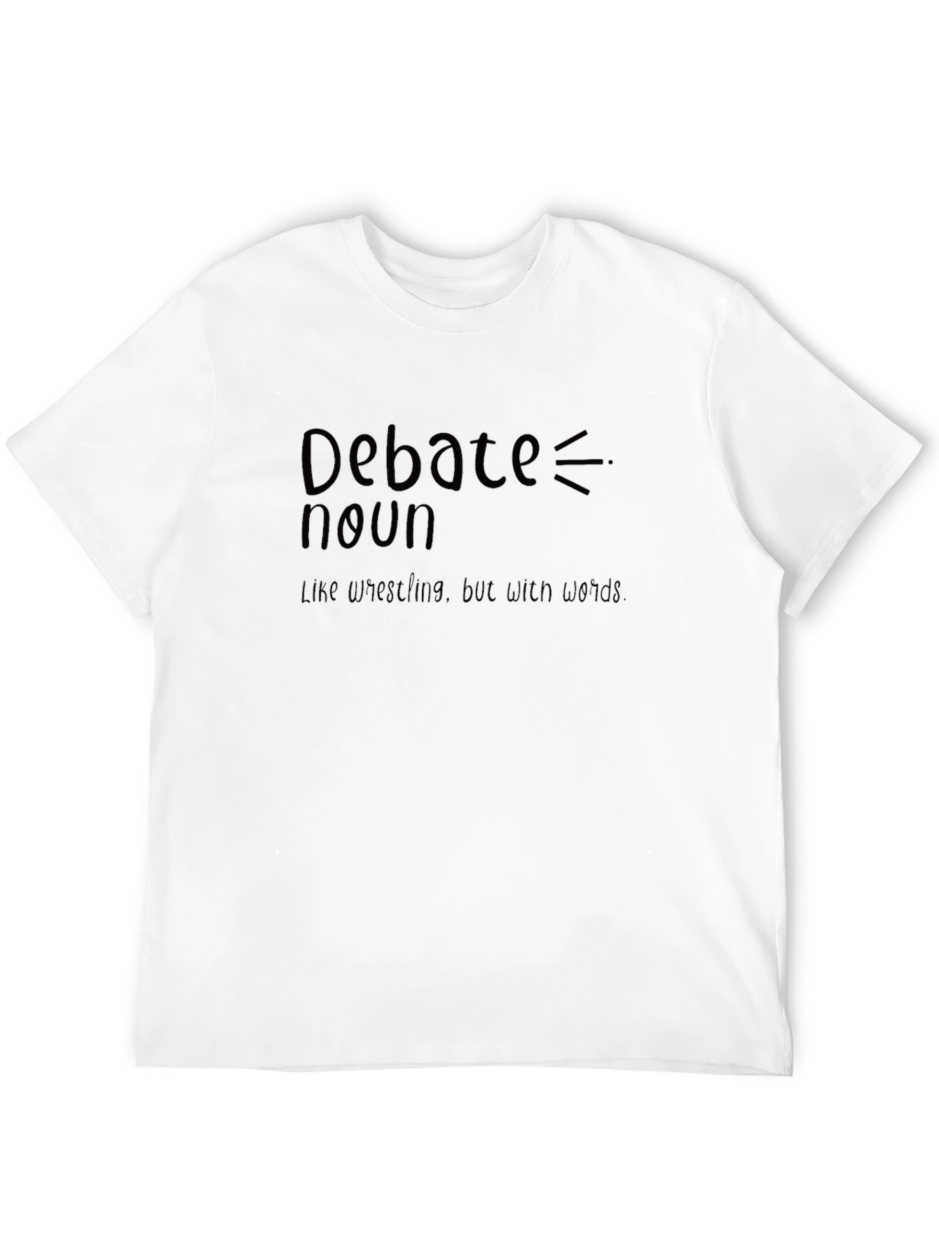 Debate Definition Graphic Tee - Funny Wordplay T-Shirt
