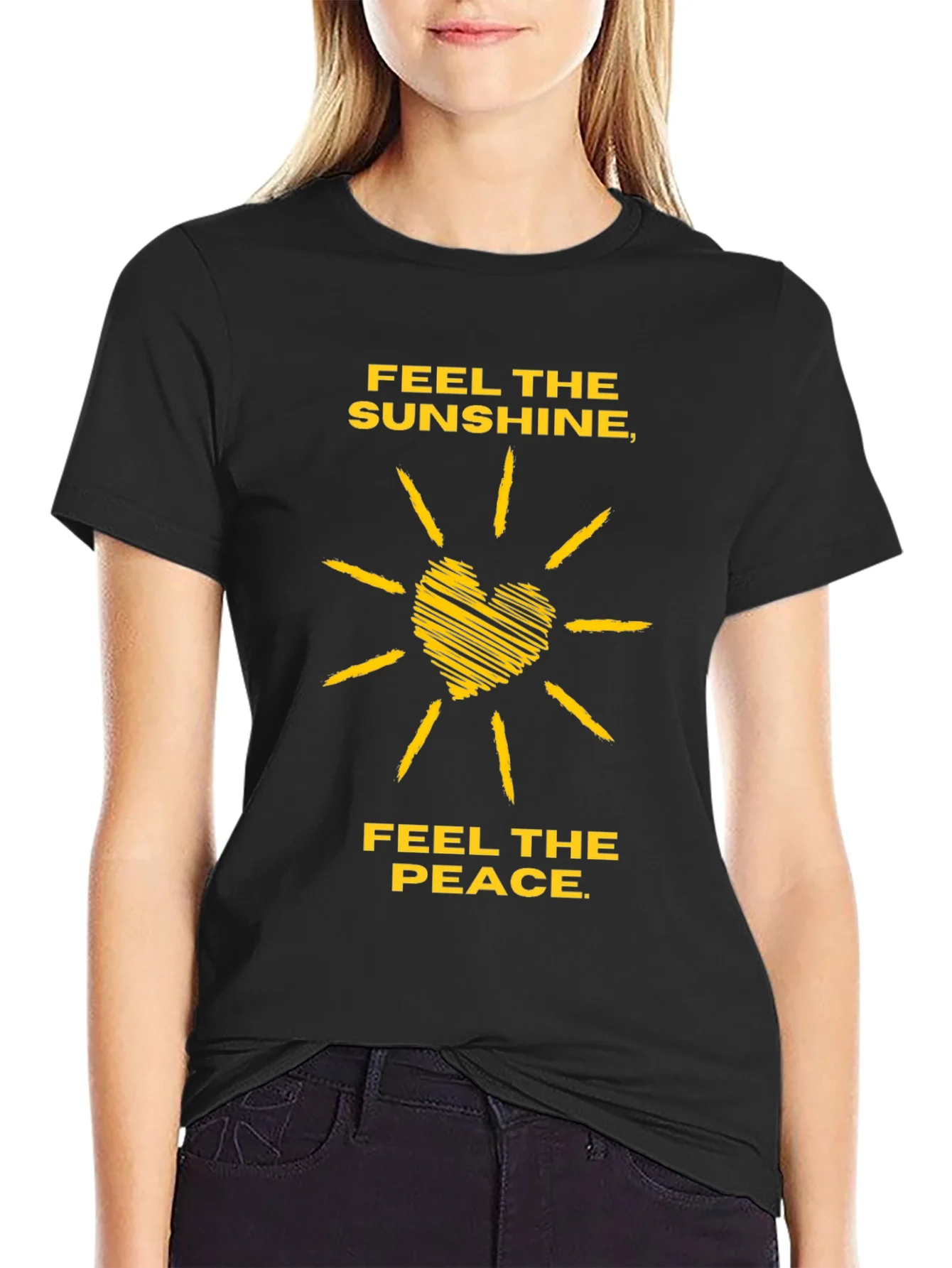 Feel the Sunshine Graphic T-Shirt - Relaxed Fit