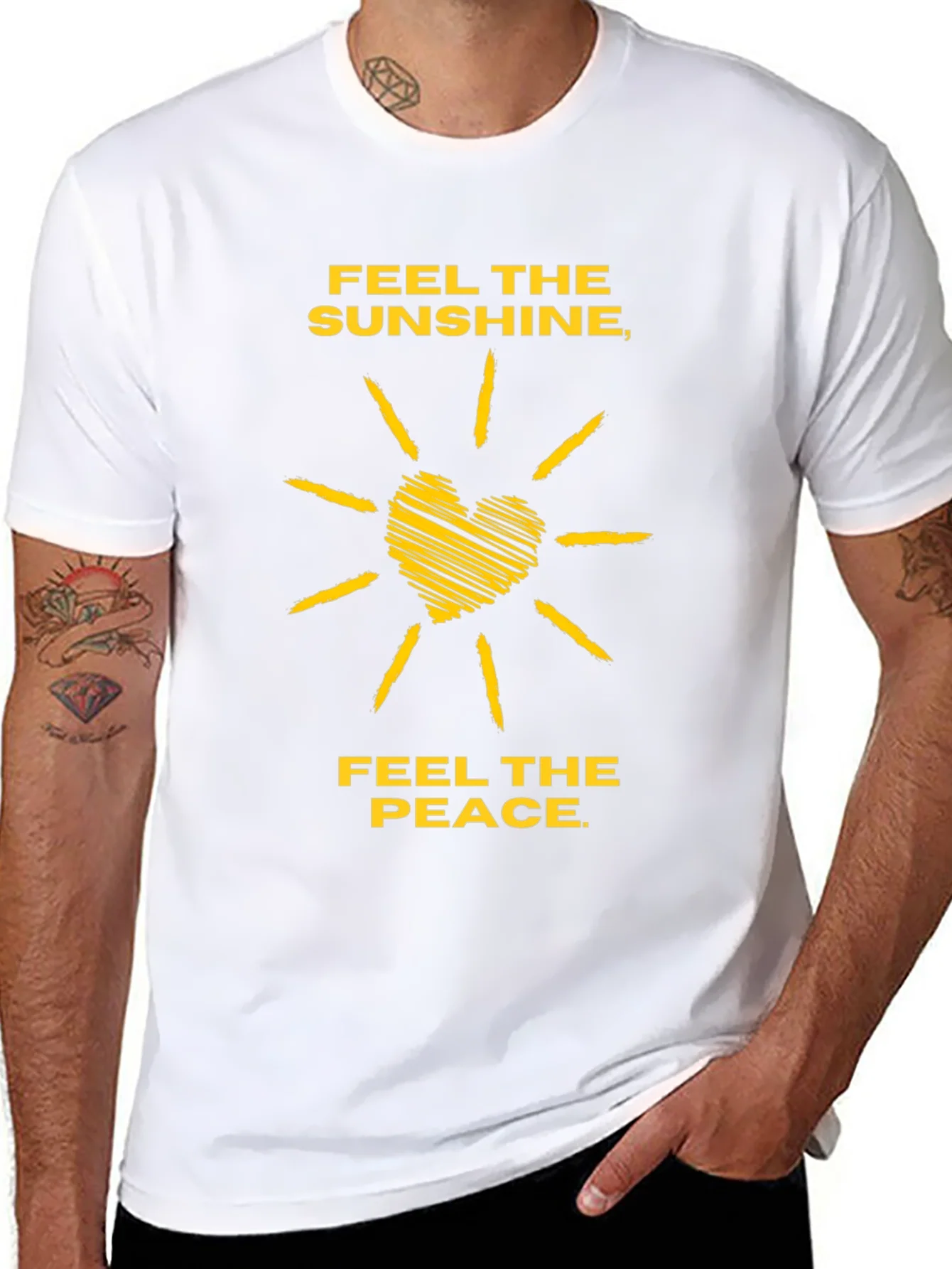 Feel the Sunshine Graphic T-Shirt - Relaxed Fit