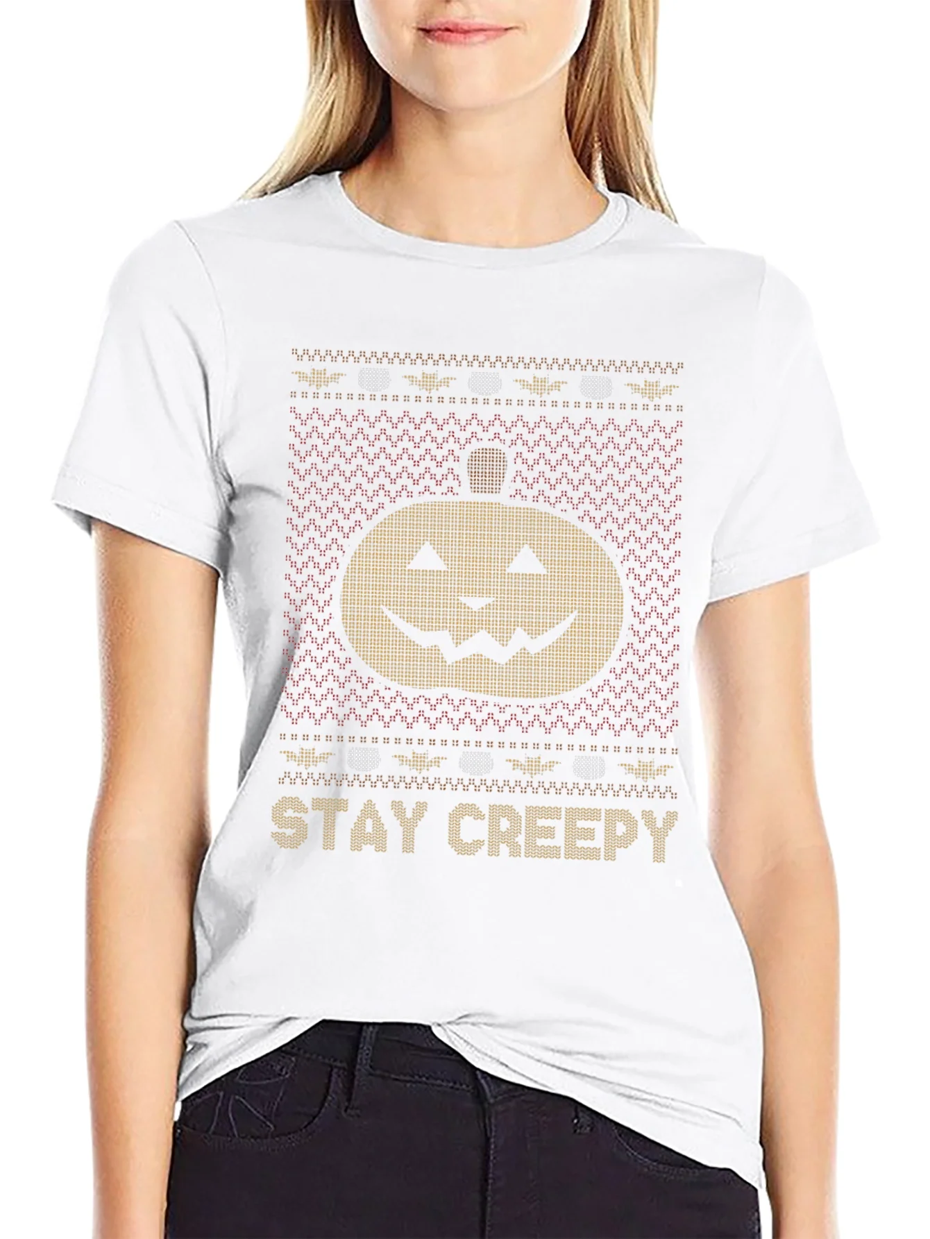 Stay Creepy Halloween Pumpkin T-Shirt