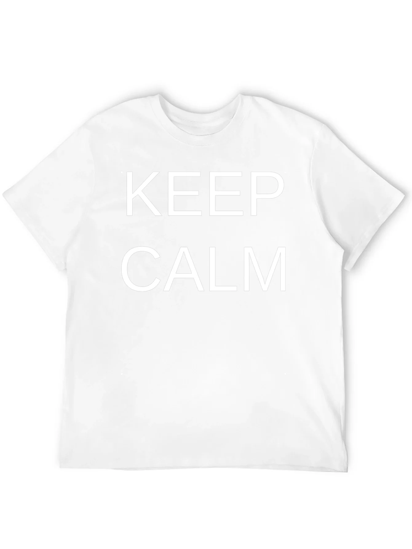 Keep Calm Graphic Tee - Classic Comfort