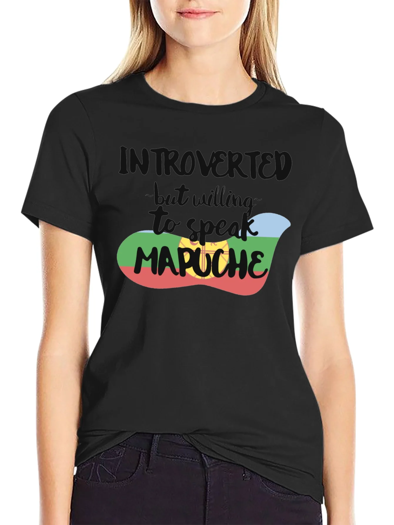 Introvert T-Shirt - But Will Talk Mapuche