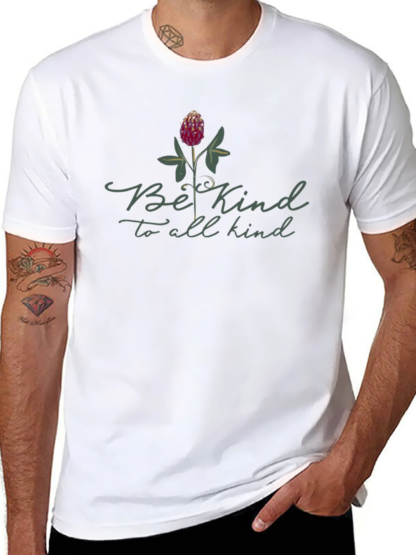 Be Kind T-Shirt - Clover Design