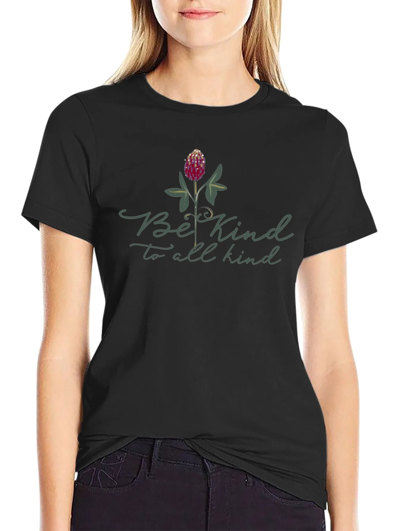 Be Kind T-Shirt - Clover Design