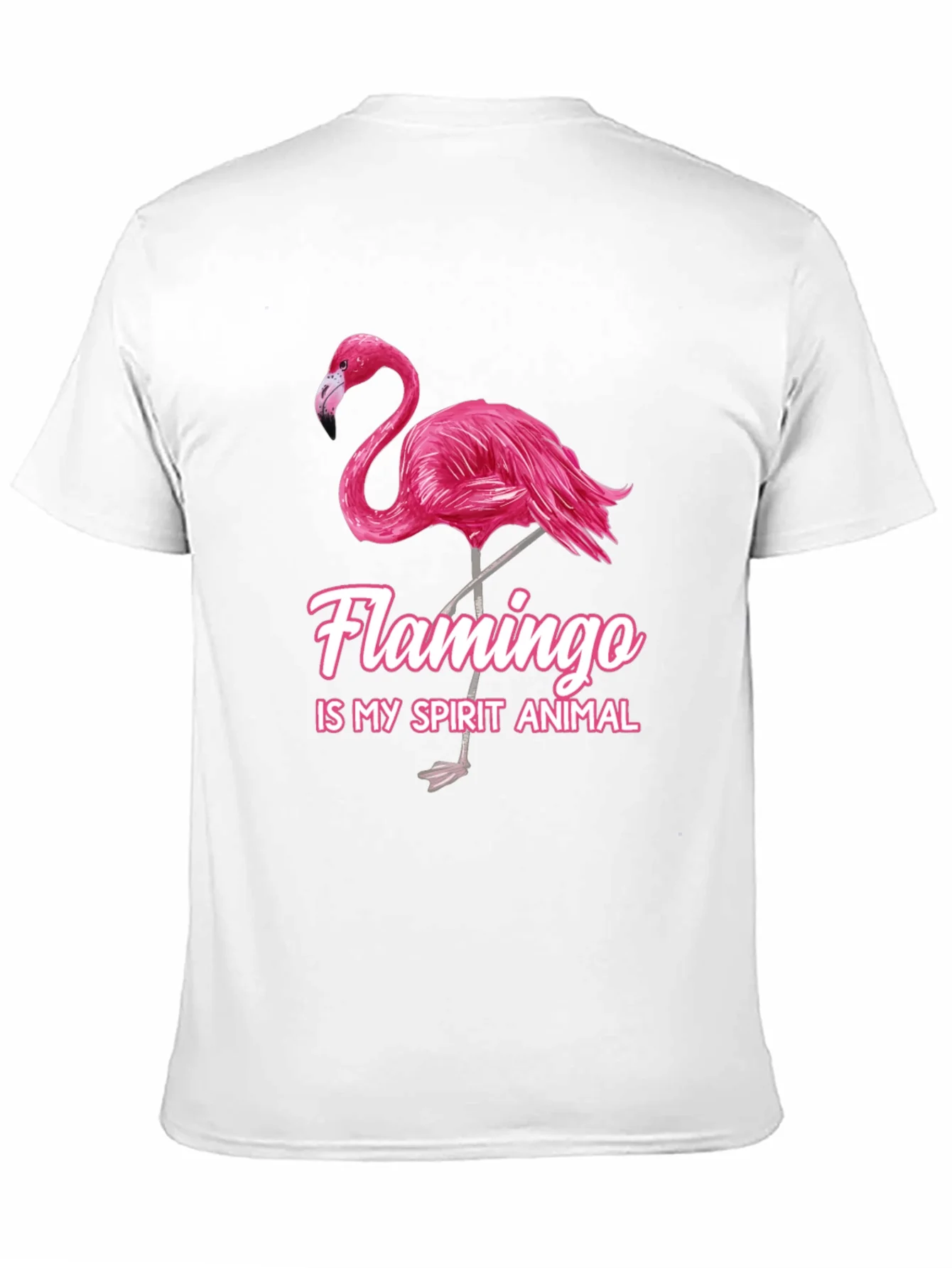 Flamingo Spirit Animal Graphic T-Shirt