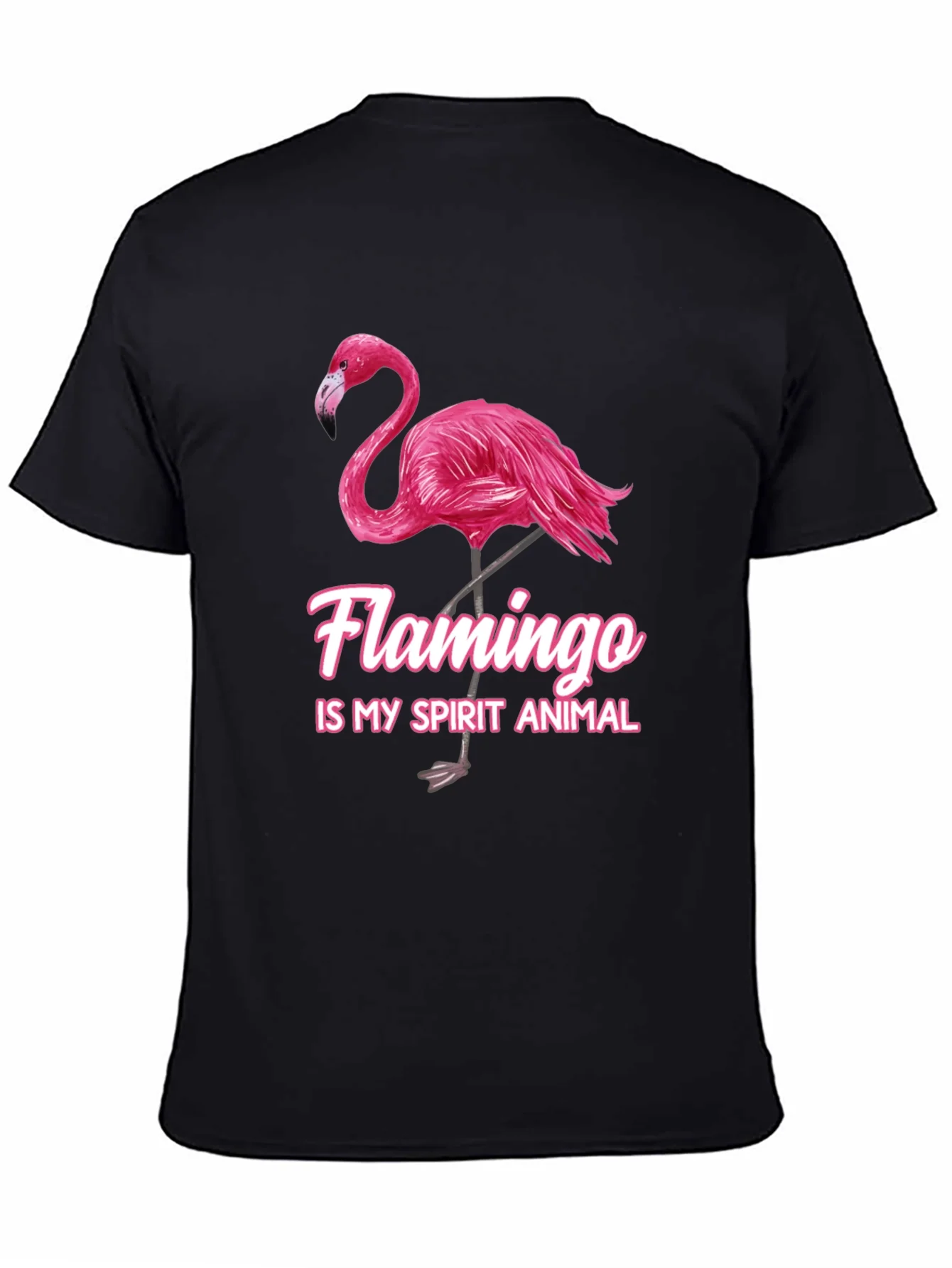 Flamingo Spirit Animal Graphic T-Shirt
