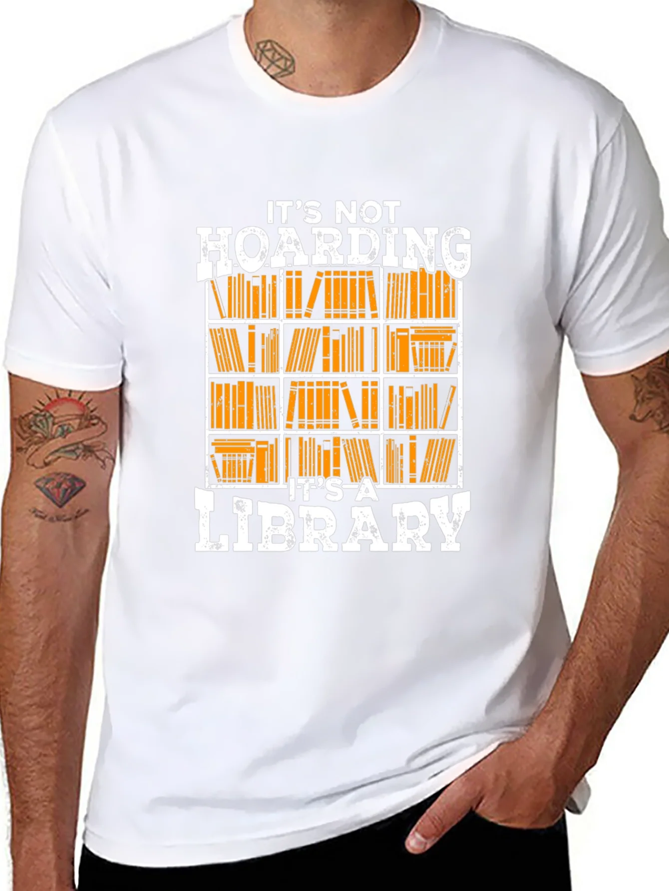 Its Not Hoarding Its a Library T-Shirt