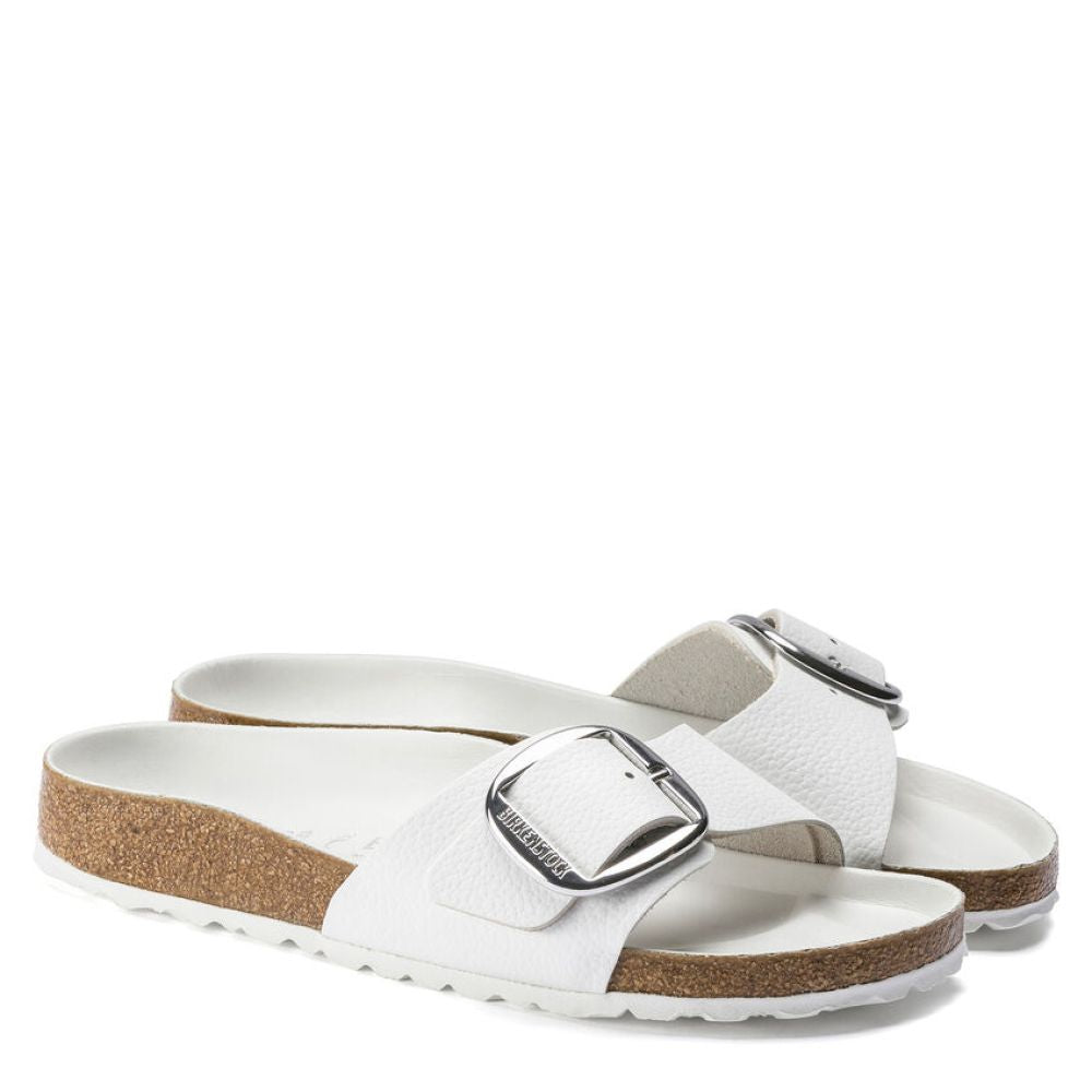Birkenstock Women's Madrid Big Buckle Leather in White