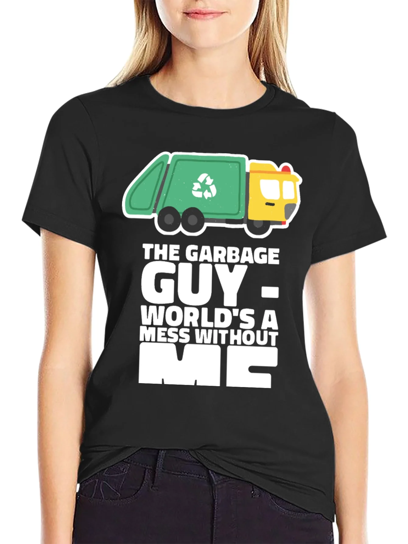 Garbage Guy T-Shirt Funny Recycle Truck Tee