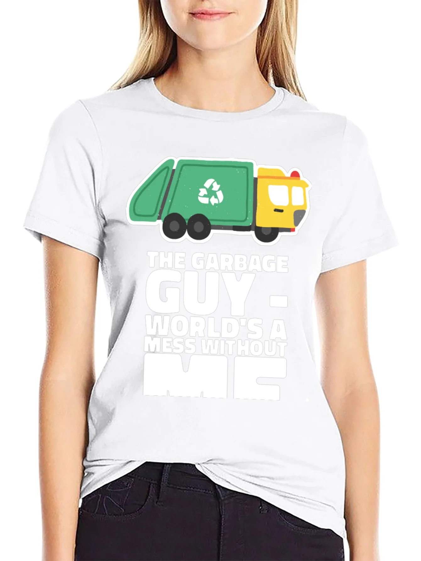 Garbage Guy T-Shirt Funny Recycle Truck Tee