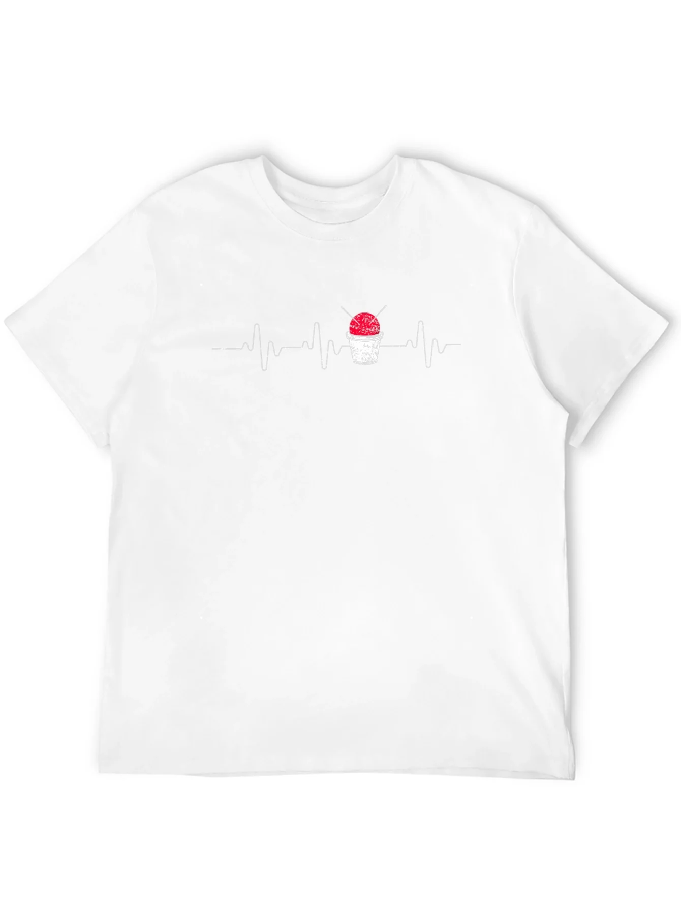 Knitting Heartbeat T-Shirt - Yarn Lover Tee
