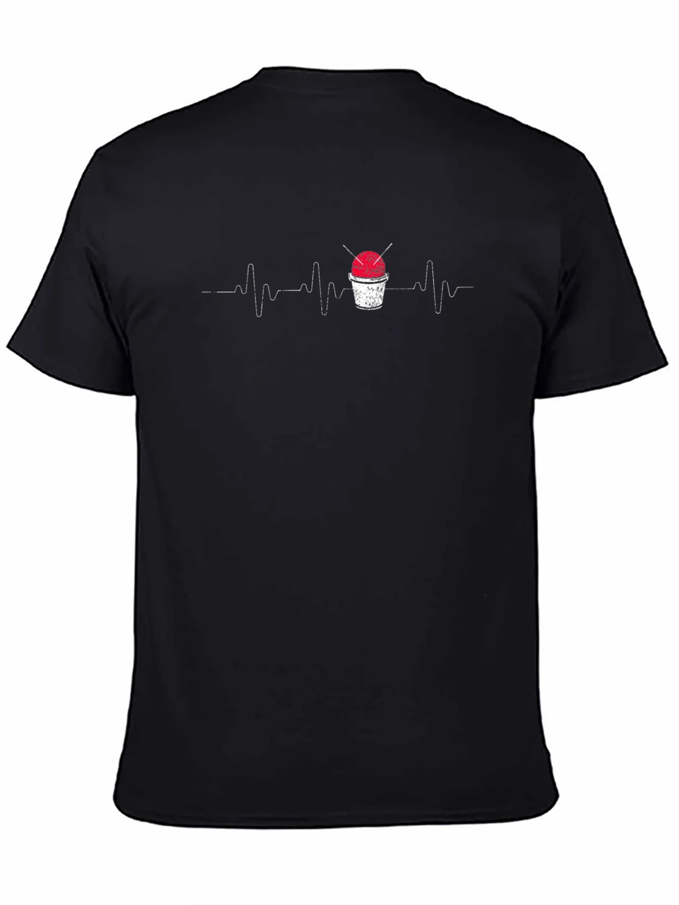Knitting Heartbeat T-Shirt - Yarn Lover Tee