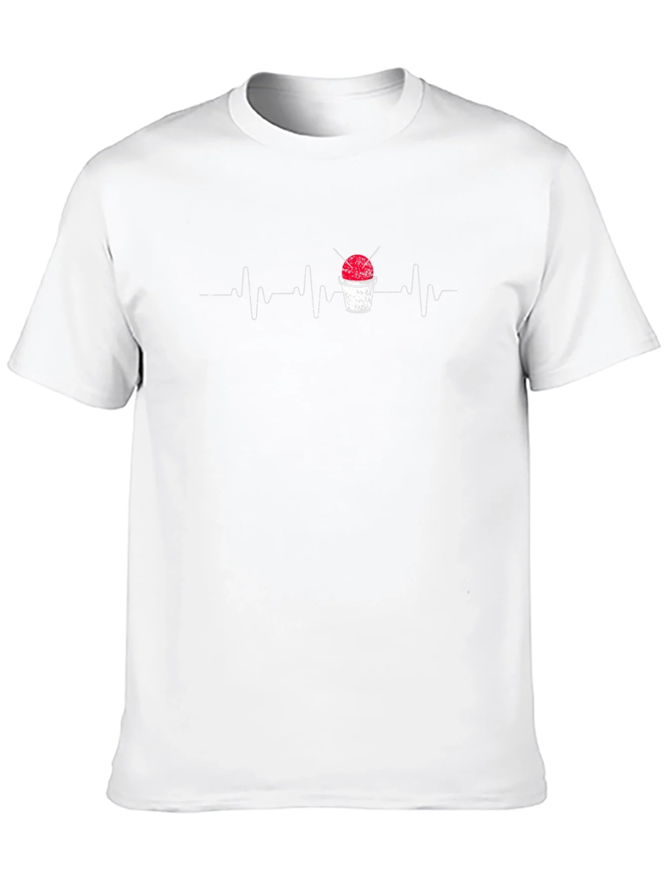 Knitting Heartbeat T-Shirt - Yarn Lover Tee
