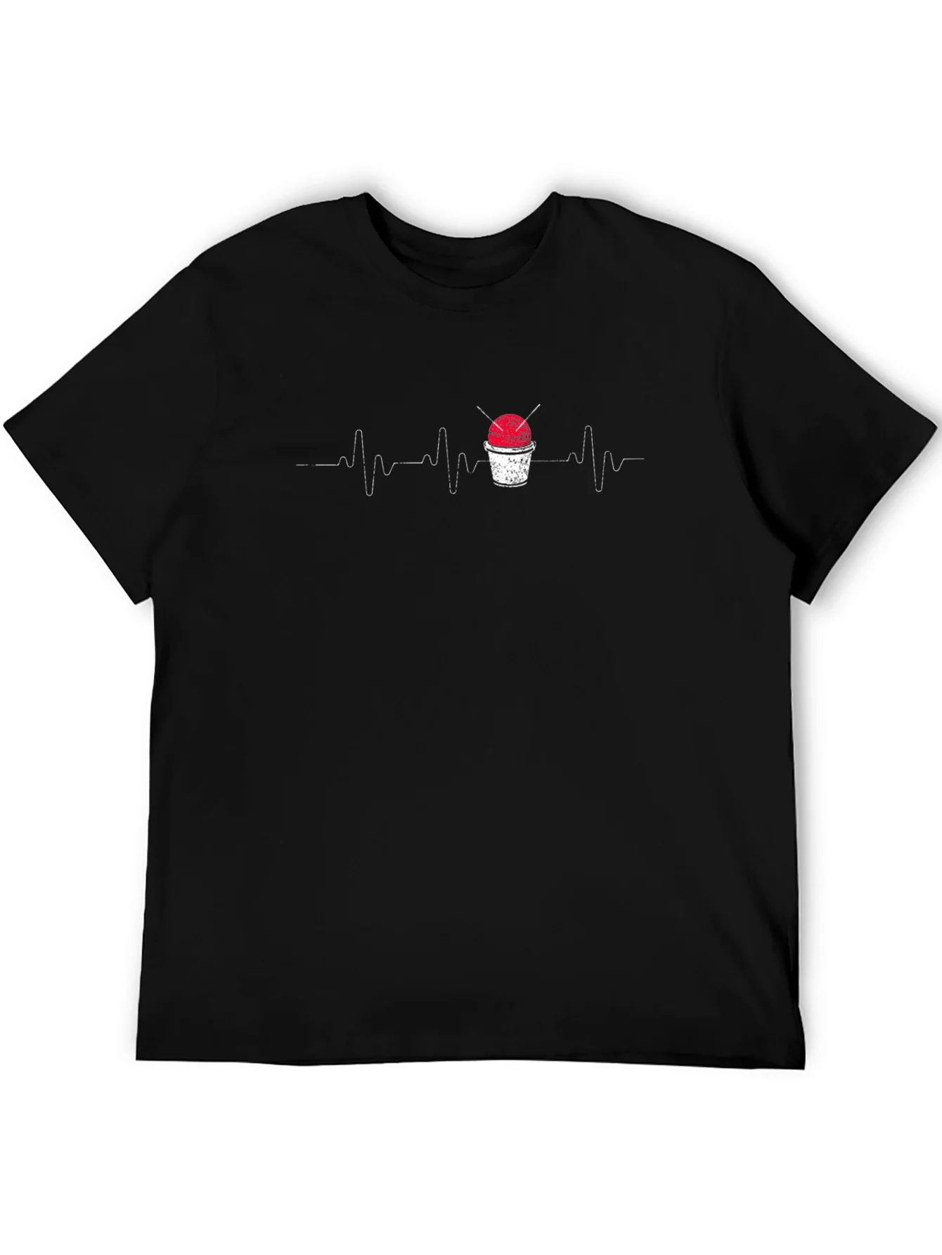 Knitting Heartbeat T-Shirt - Yarn Lover Tee