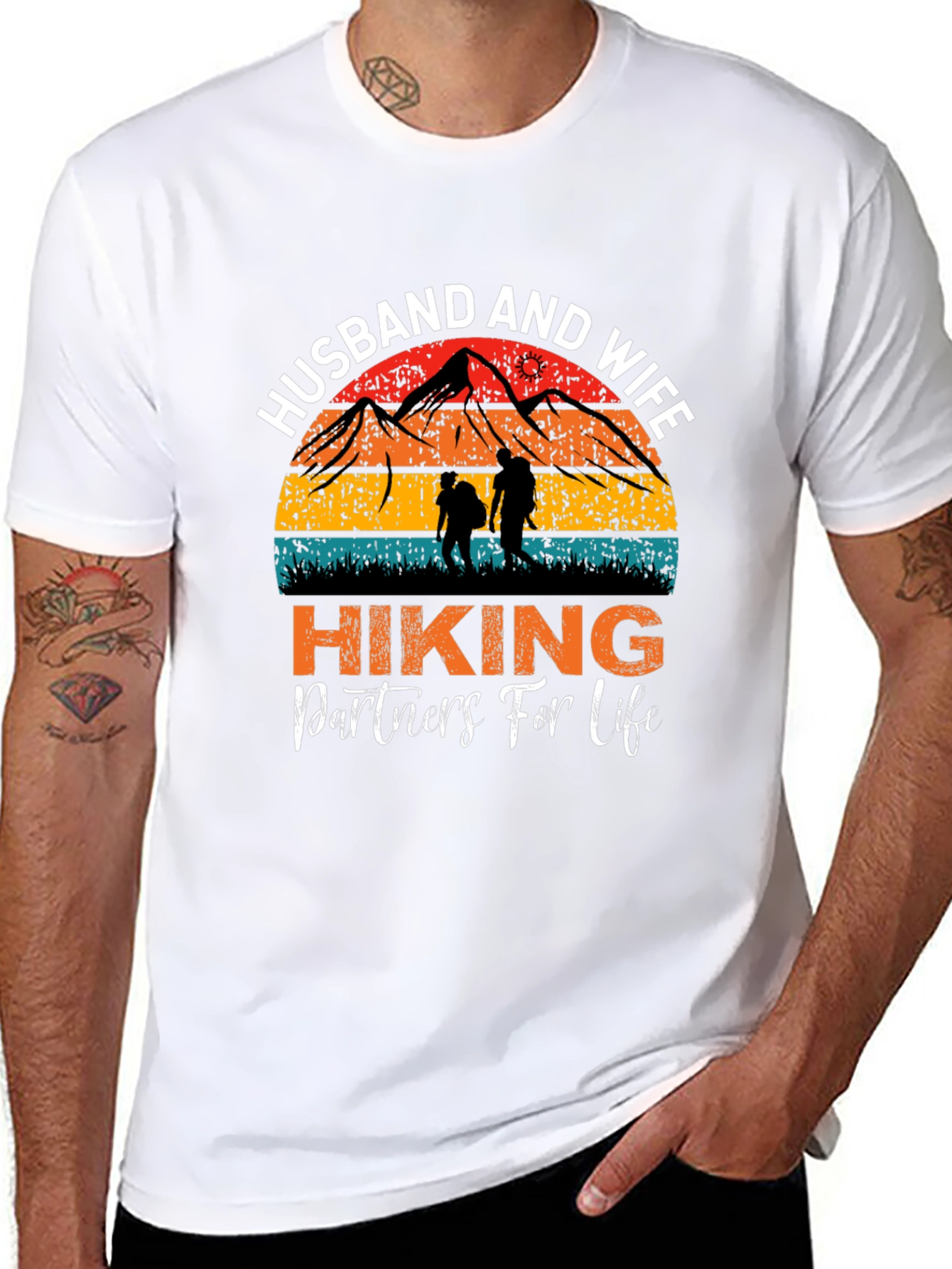 Husband & Wife Hiking Partners T-Shirt