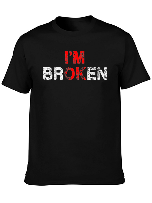 Im Broken Graphic T-Shirt - Distressed Print
