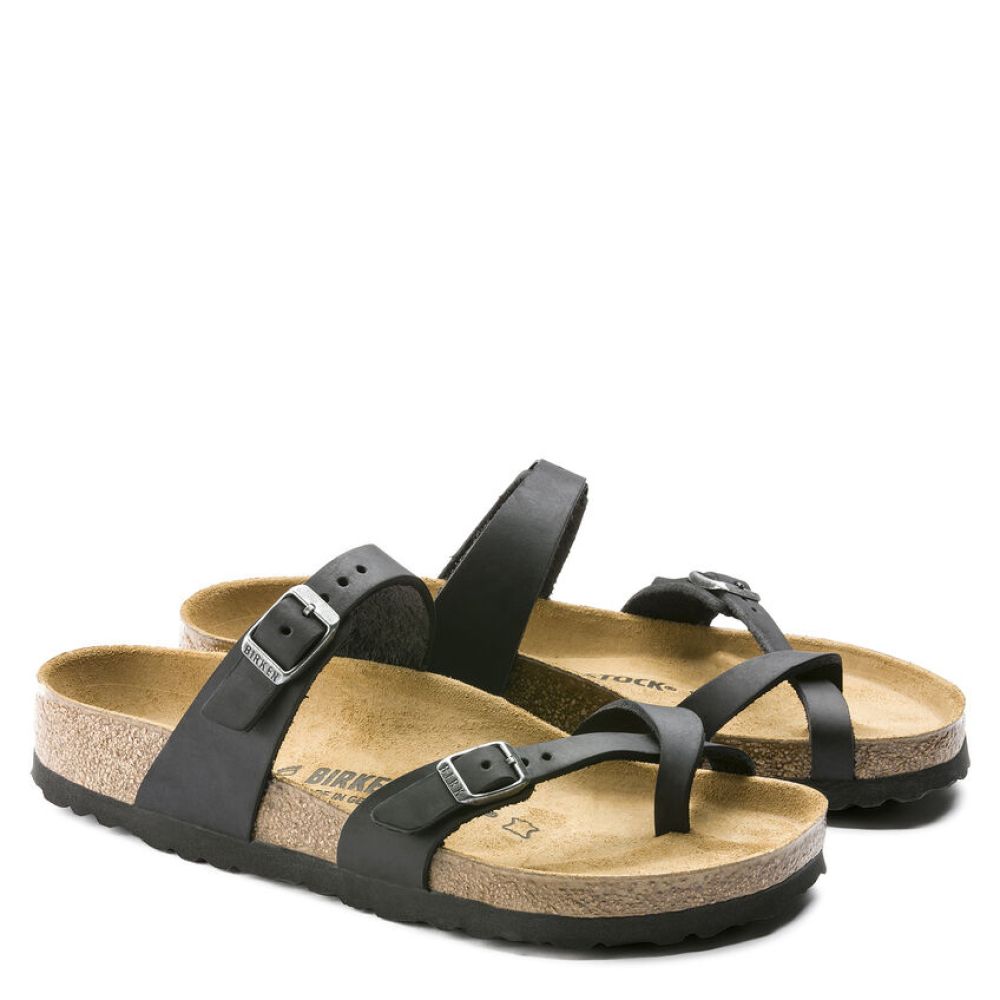 Birkenstock Women's Mayari Oiled Leather in Black