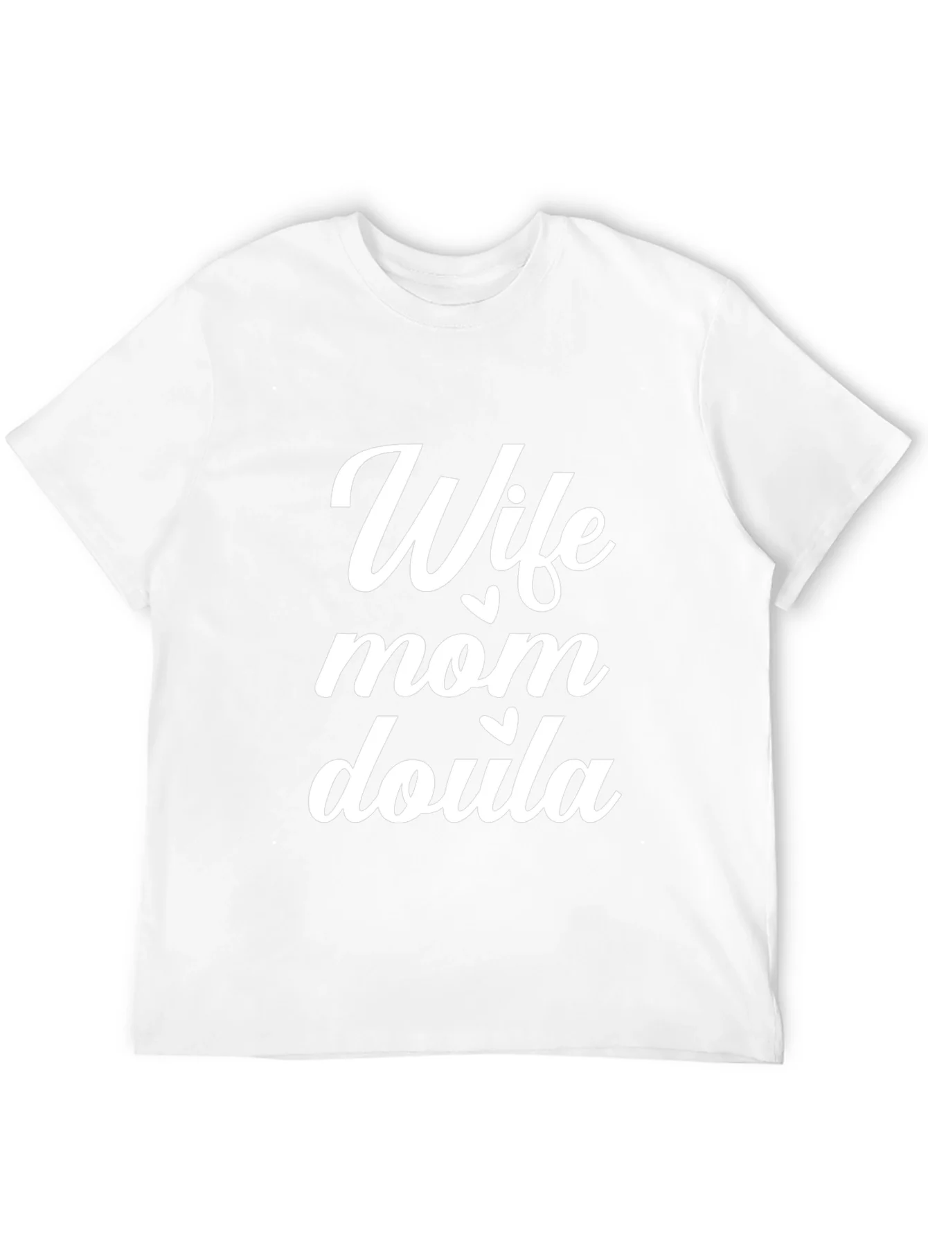 Wife Mom Doula T-Shirt - Black Tee