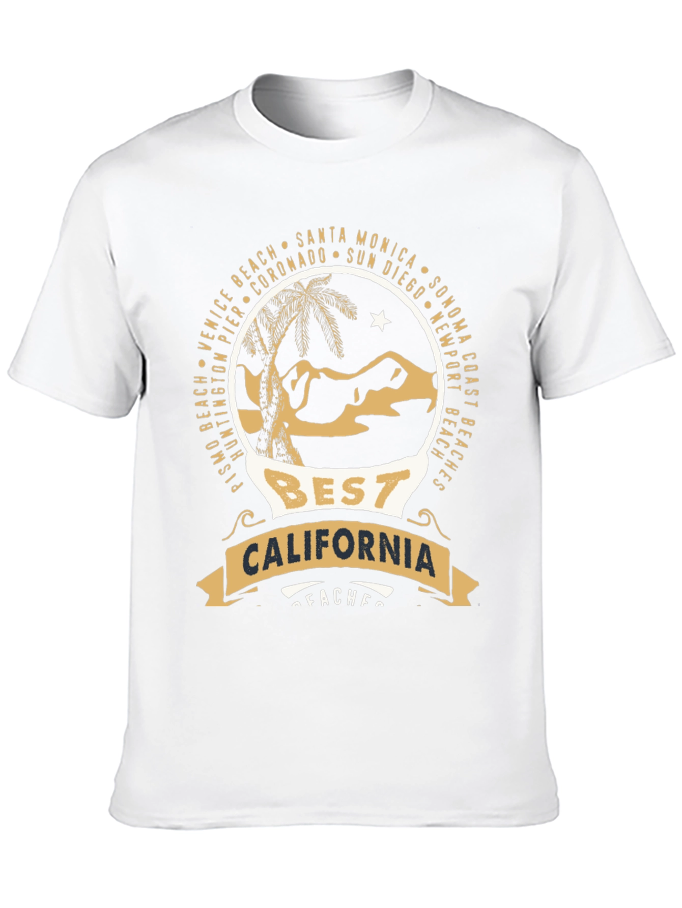 California Beaches Graphic T-Shirt - Beach Lover Tee