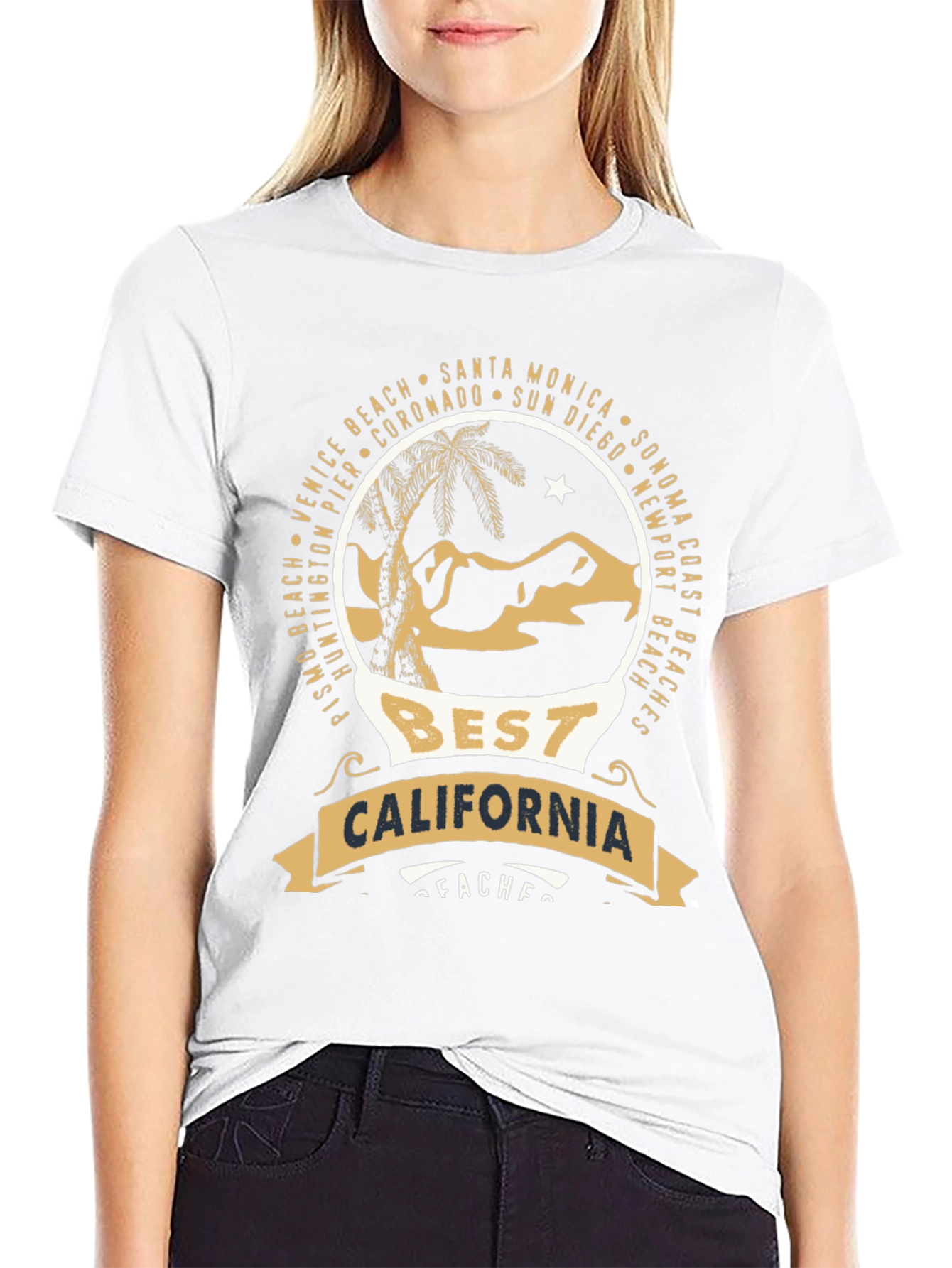 California Beaches Graphic T-Shirt - Beach Lover Tee