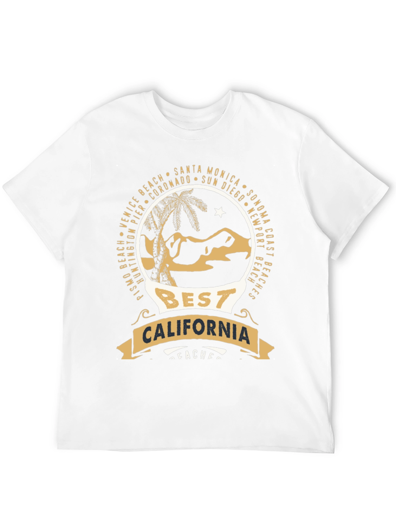 California Beaches Graphic T-Shirt - Beach Lover Tee