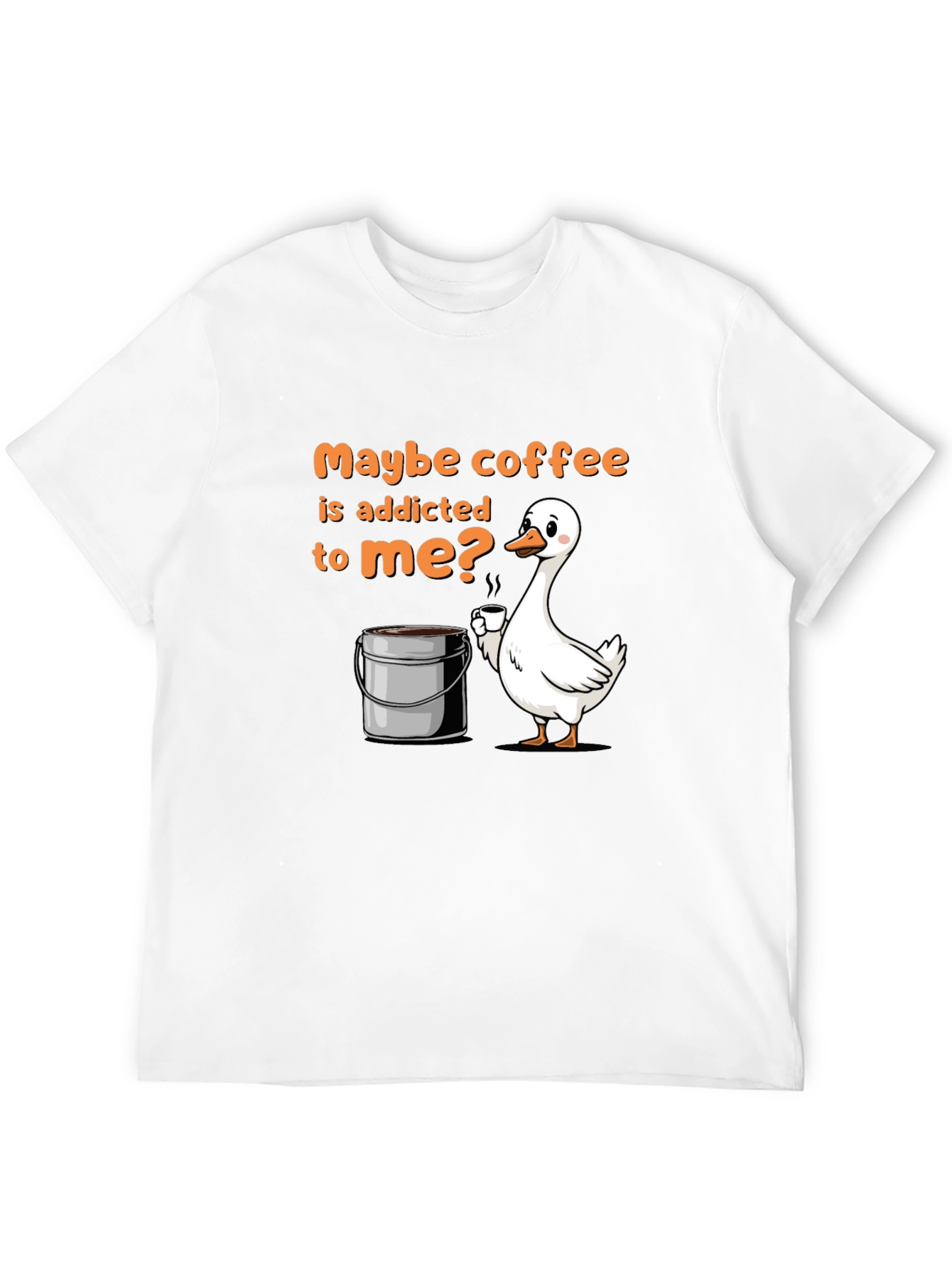 Coffee Addicted Goose Graphic Tee
